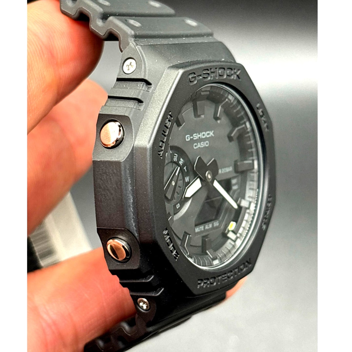 Casio G-Shock GA2100-1A1 Monochrome Black Carbon Core Analog Digital Men’s Watch