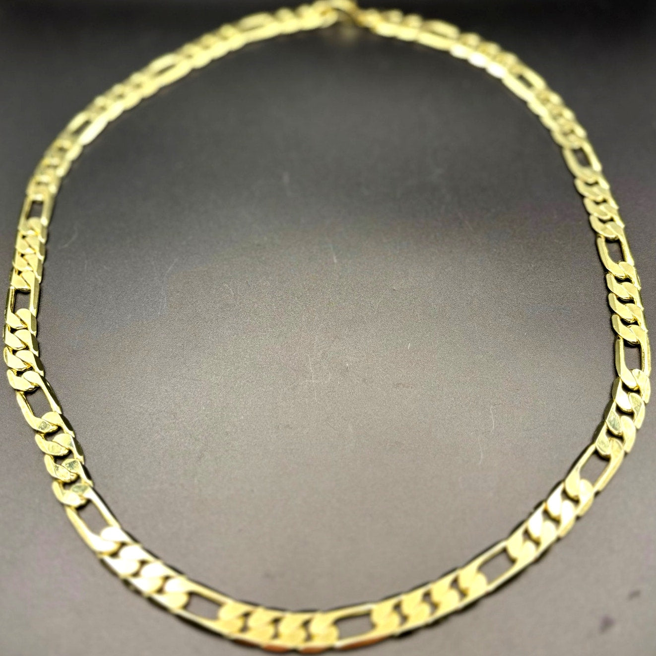 Mason Parker Men’s Gold Plated Brass Curb Link Chain Necklace NIB