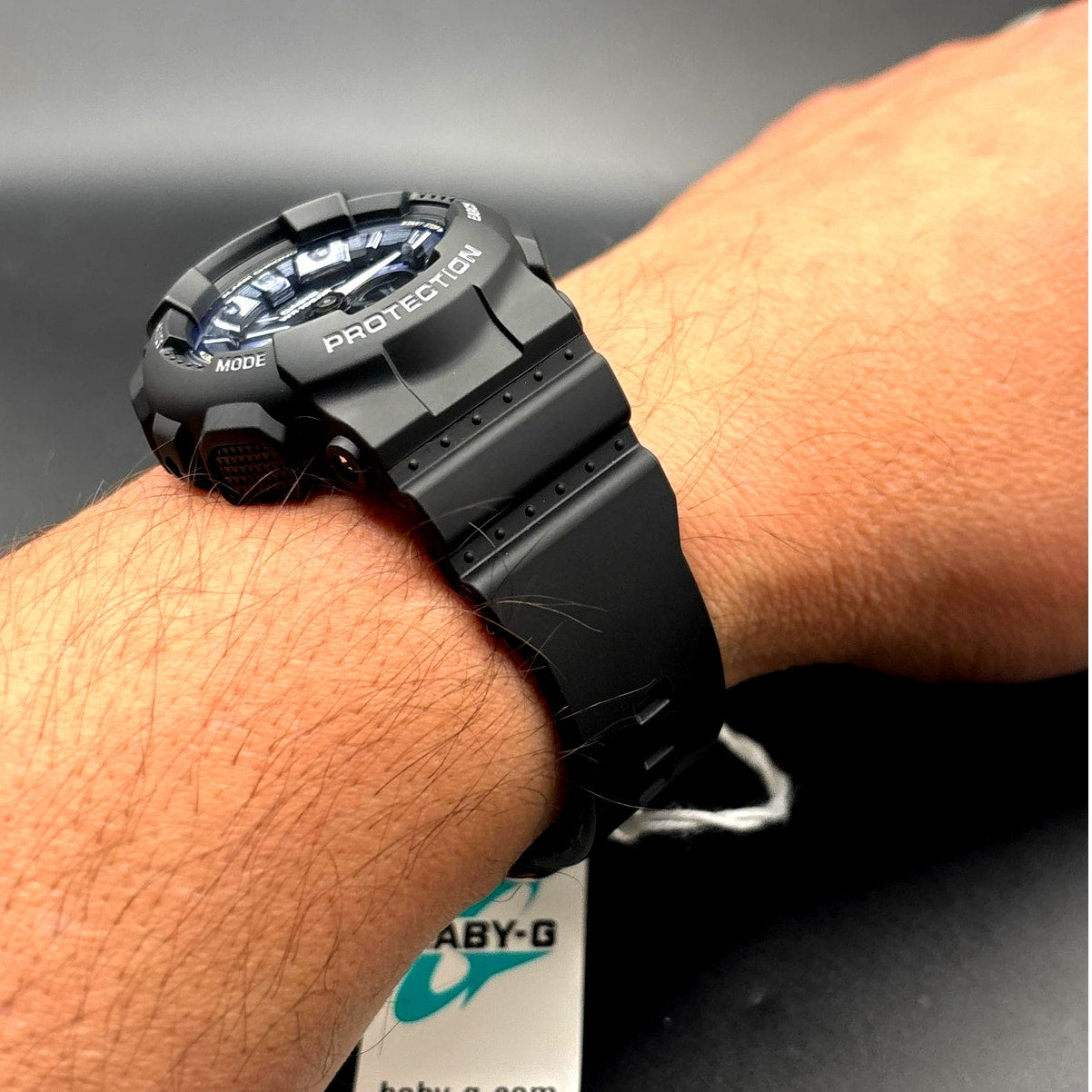 Casio Baby-G BA130-1A2 Metallic Blue Black Analog Digital Women's 43MM Watch NIB