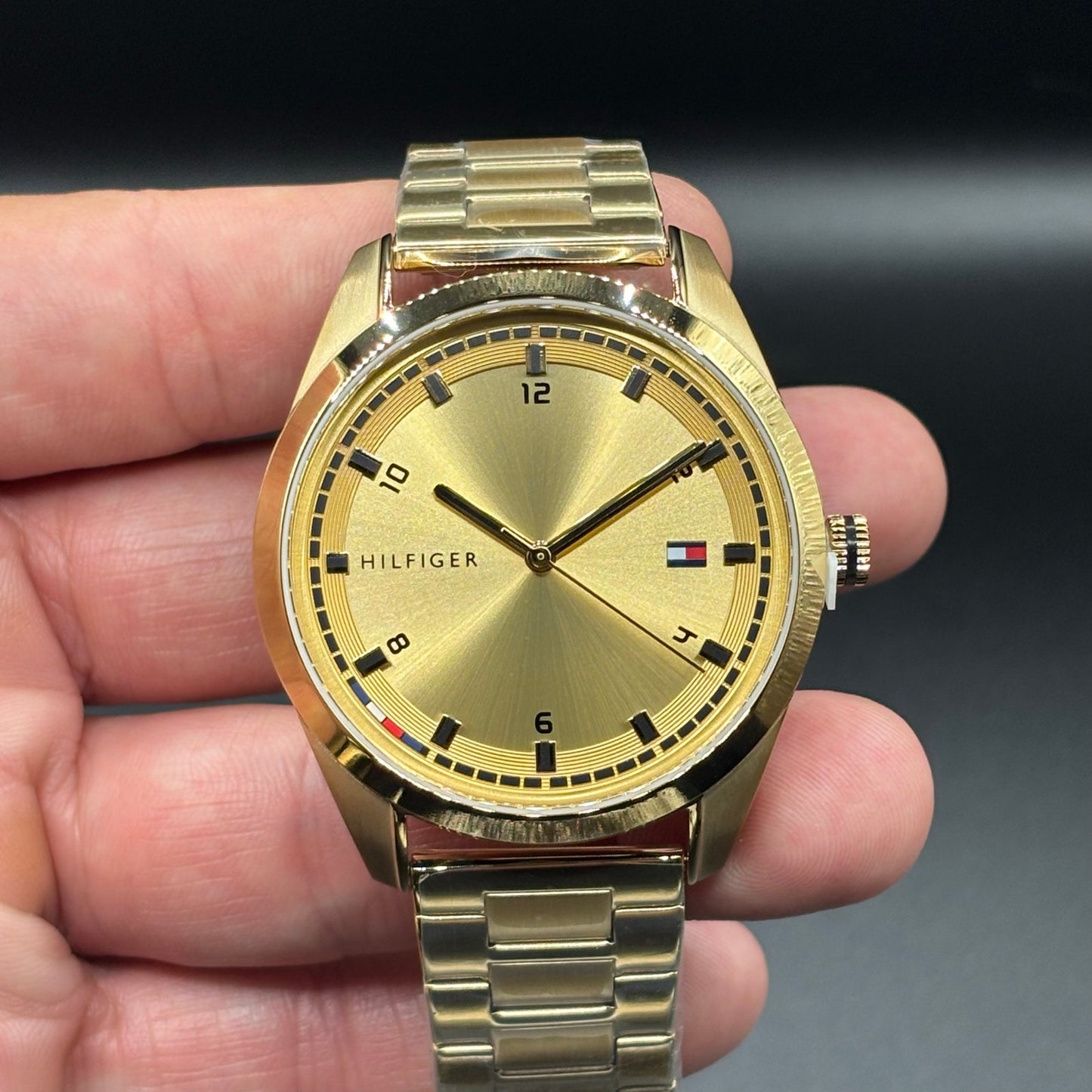 Tommy Hilfiger Griffin 1710457 Men’s 43mm Gold Stainless Steel Quartz NIBWT