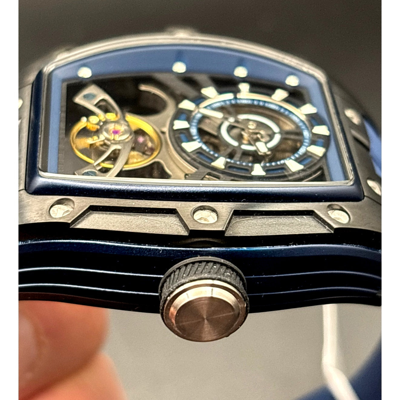 Invicta S1 Rally Torque 49036 Automatic Skeleton Dial Mens Watch 44mm Blue NIB