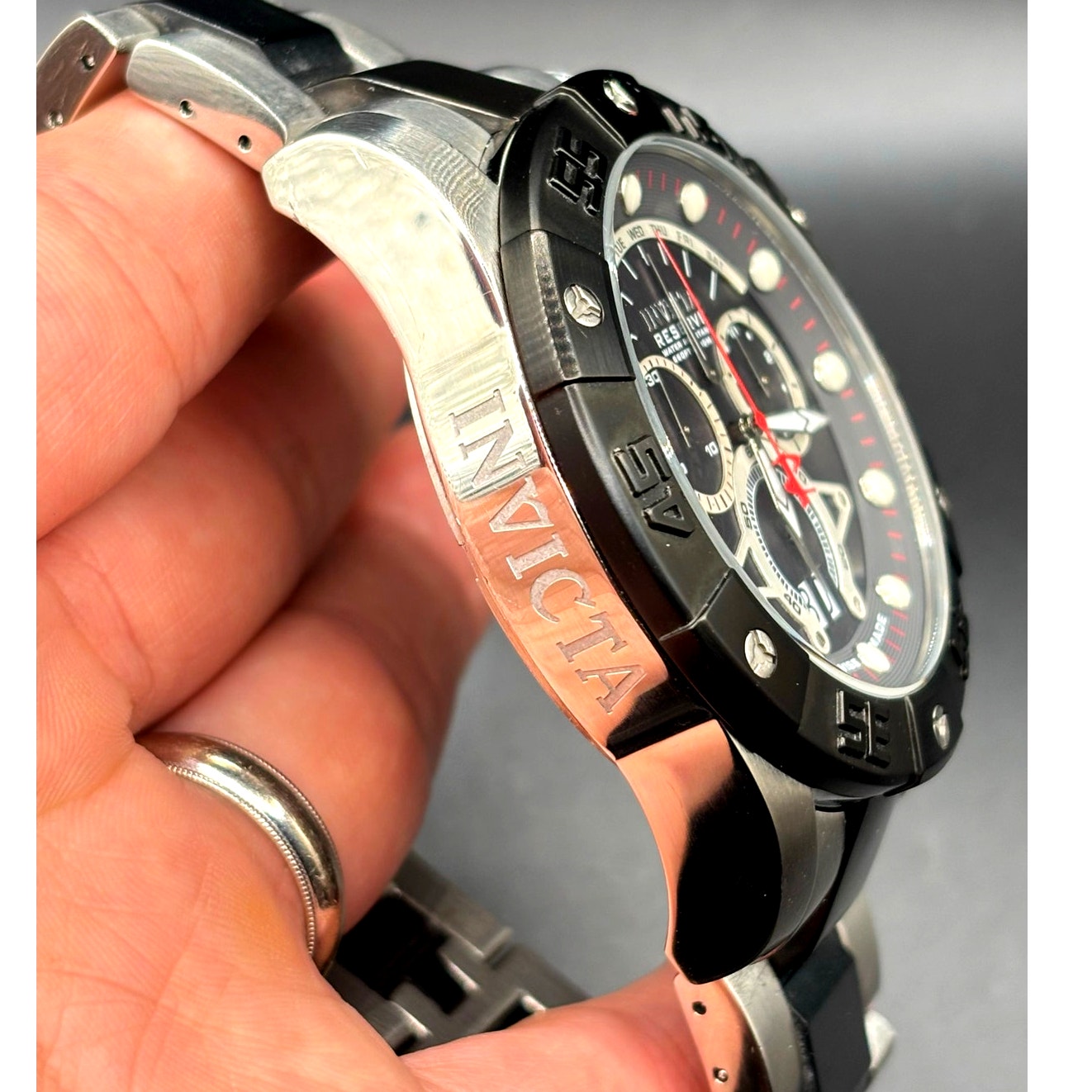 Invicta Reserve Leviathan II 0329 Swiss Made Chronograph 53mm Watch OOS