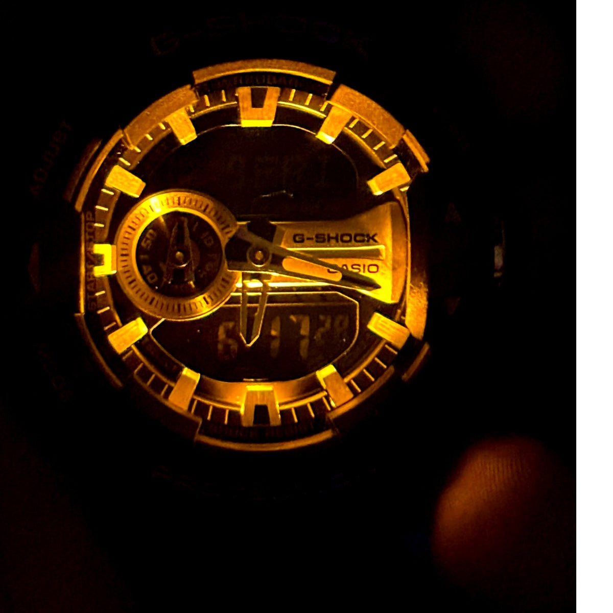 Casio G-Shock GA-400GB-1A9 Black Gold Analog Digital Men’s Watch 55mm
