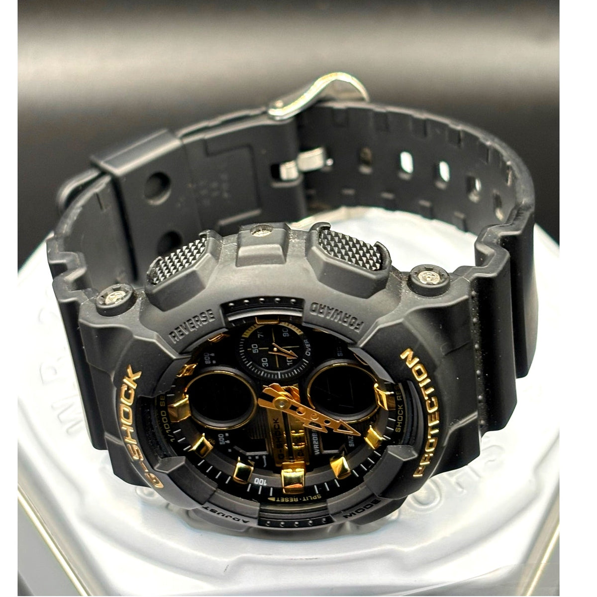 Casio G-Shock GMA-S140M-1A Black Gold Analog Digital 200M Women's Watch NIB