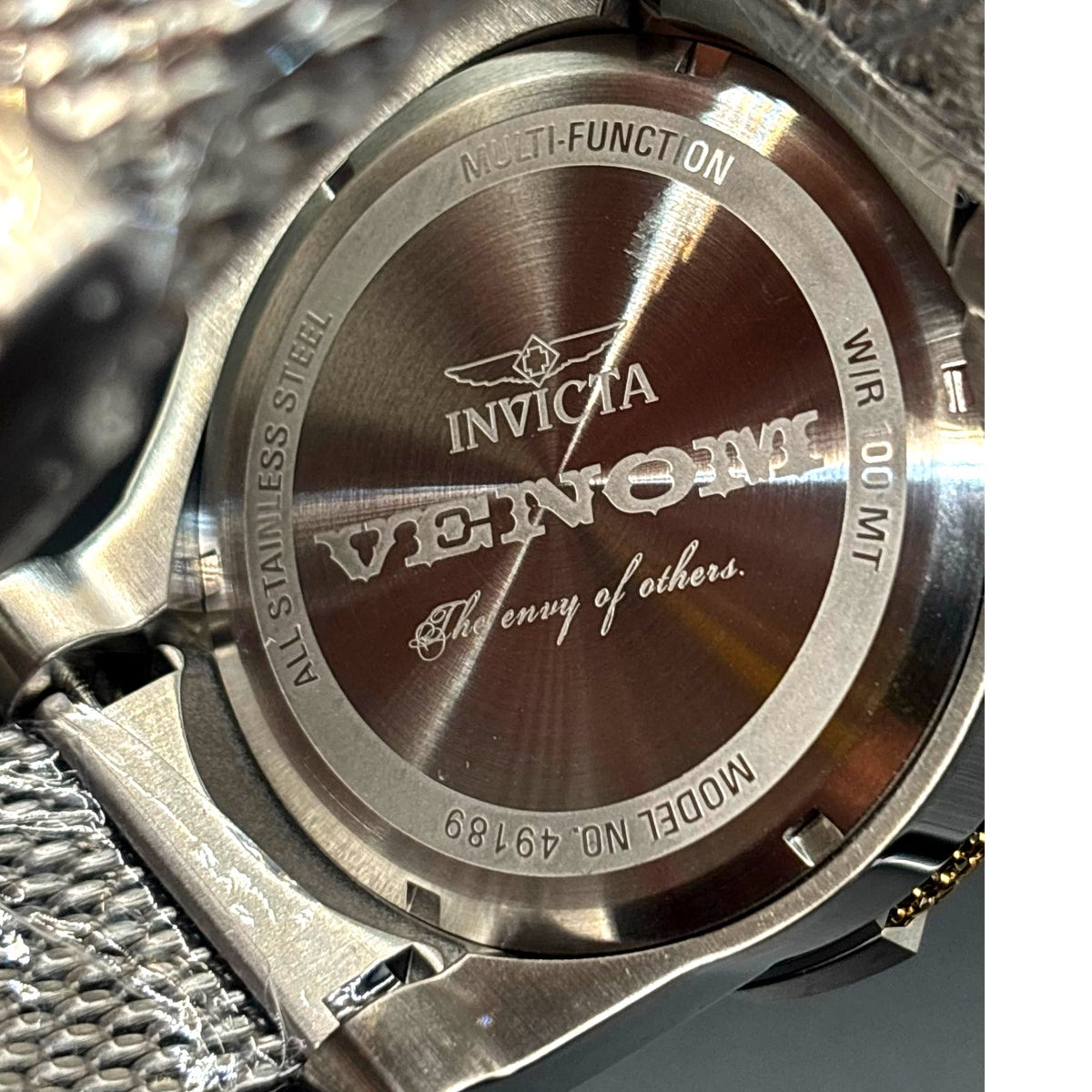 Invicta Venom Draconis 49189 Dragon Blue Dial Men’s Watch 53mm NIBWT