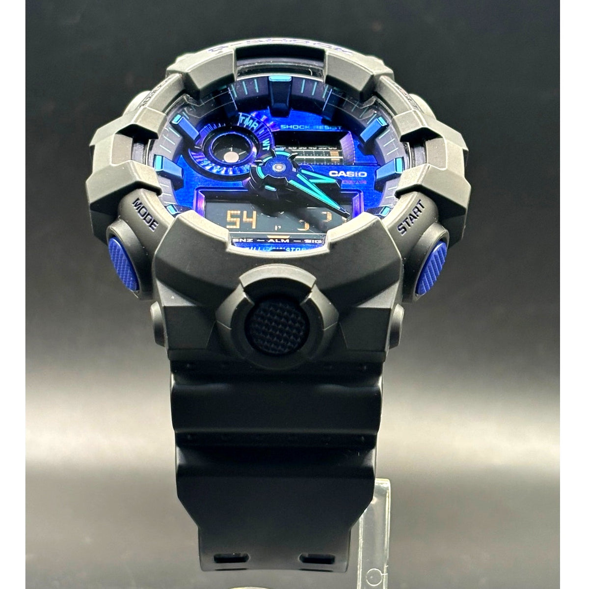 Casio G-Shock GA700VB-1A Virtual Blue Analog Digital Men’s Watch