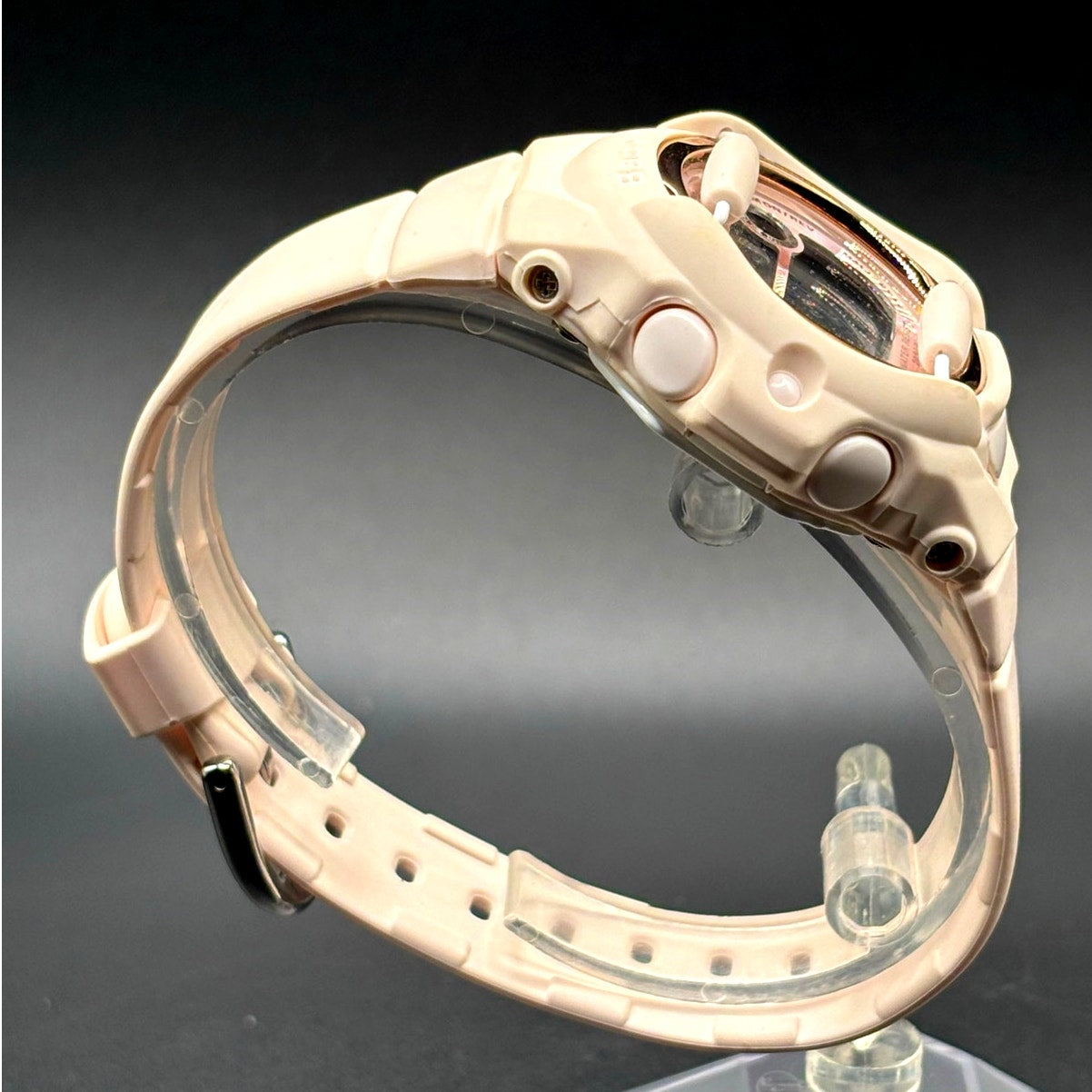 Casio Baby-G BG169G-4 Pink Champagne Gold Digital Women's Watch NIB Discontinued
