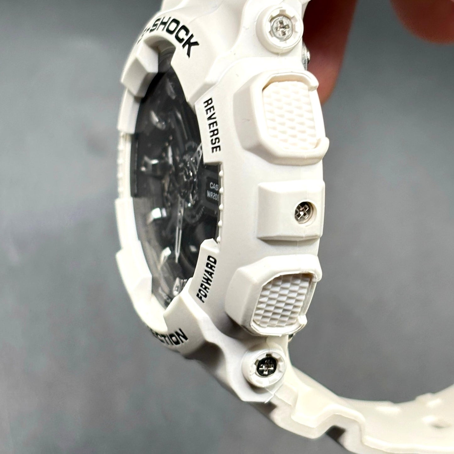 Casio G-Shock GMA-S110F-7A Tribal Rose White Analog Digital Women's Watch NIB