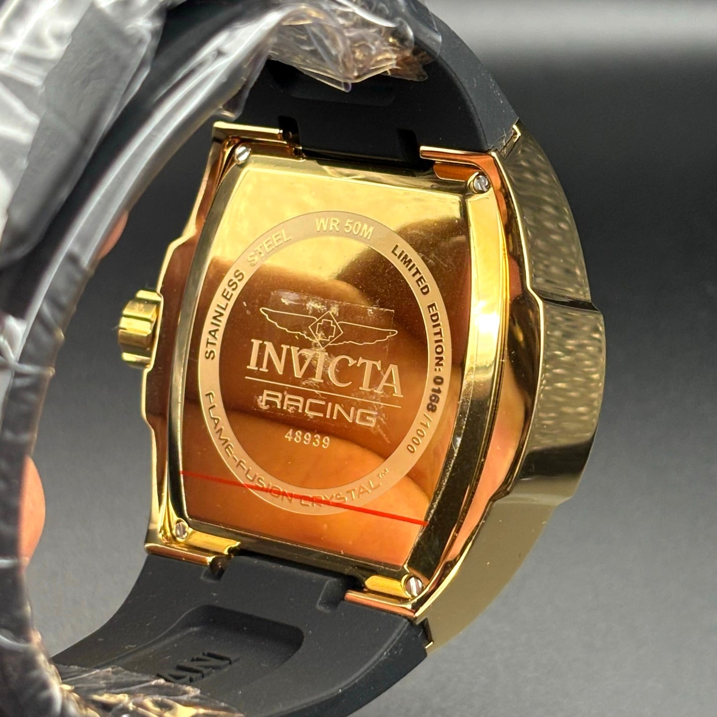 Invicta Racing Gold Rush 48939 Men’s Chronograph Limited Edition NIBWT