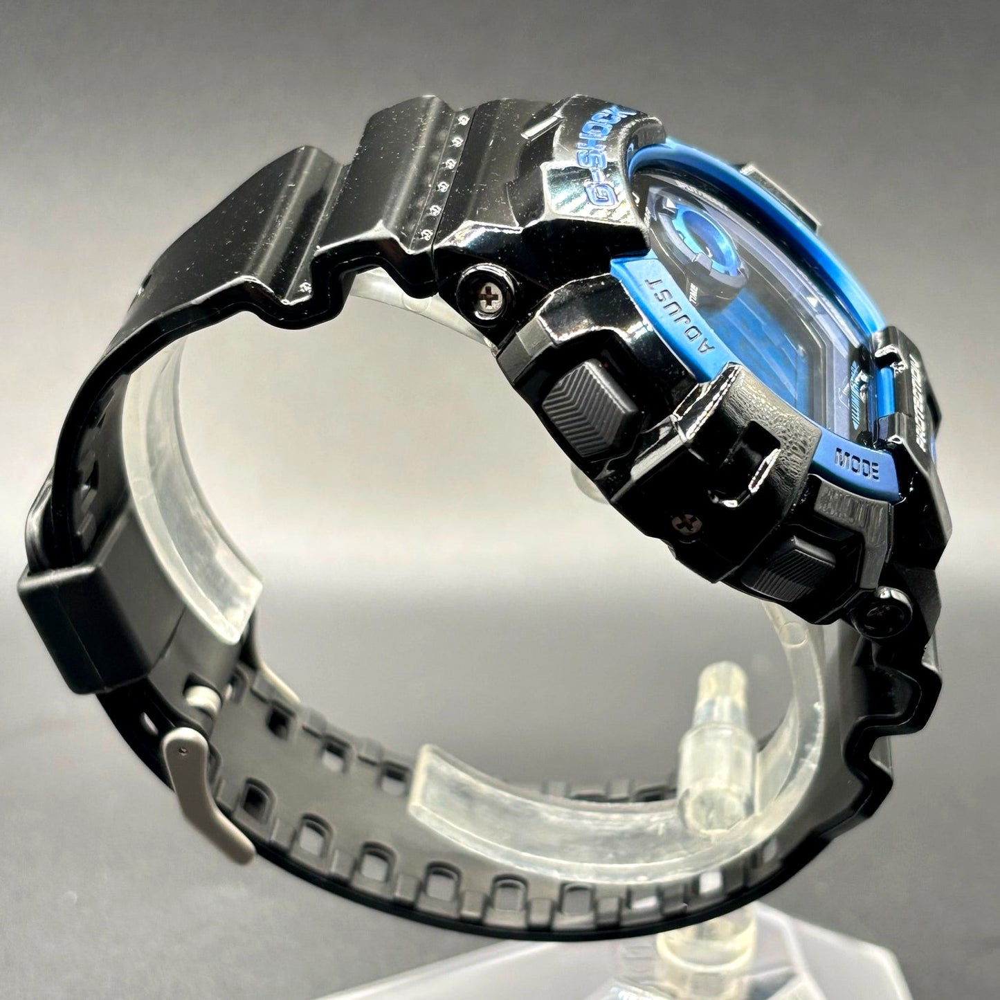 Casio G-Shock G-8900A-1 Glossy Black Blue Dial Digital Men’s Watch 200M NIB