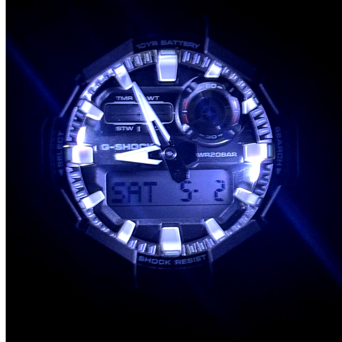 Casio G-Shock GA010-1A Carbon Core Guard Analog Digital 200M Men's Watch NIBWT