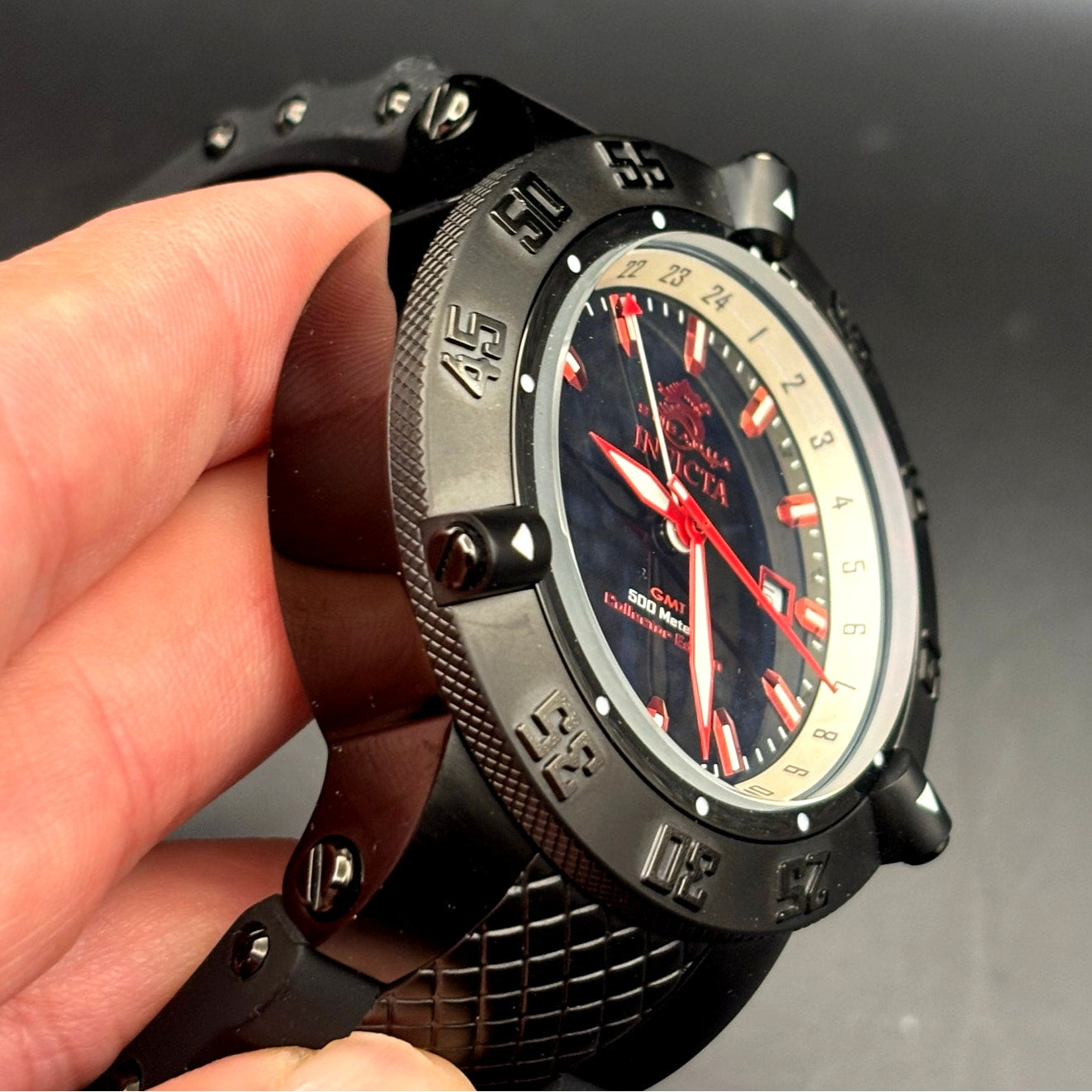 Invicta SubAqua NOMA III 13919 Mens Collector Edition GMT 500M Swiss Made NIBWT