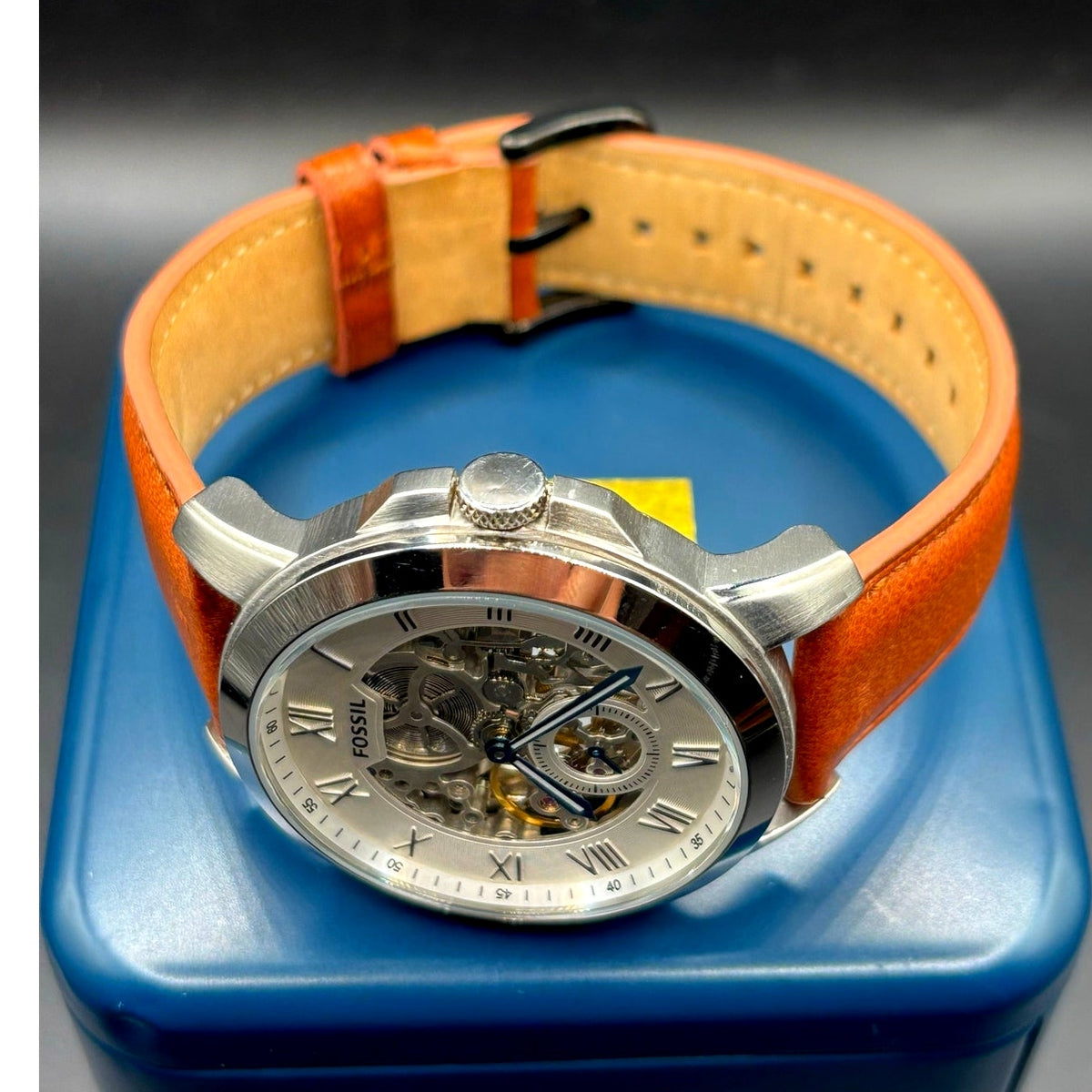 Fossil Grant ME3053 Automatic Skeleton Men’s Watch 44mm