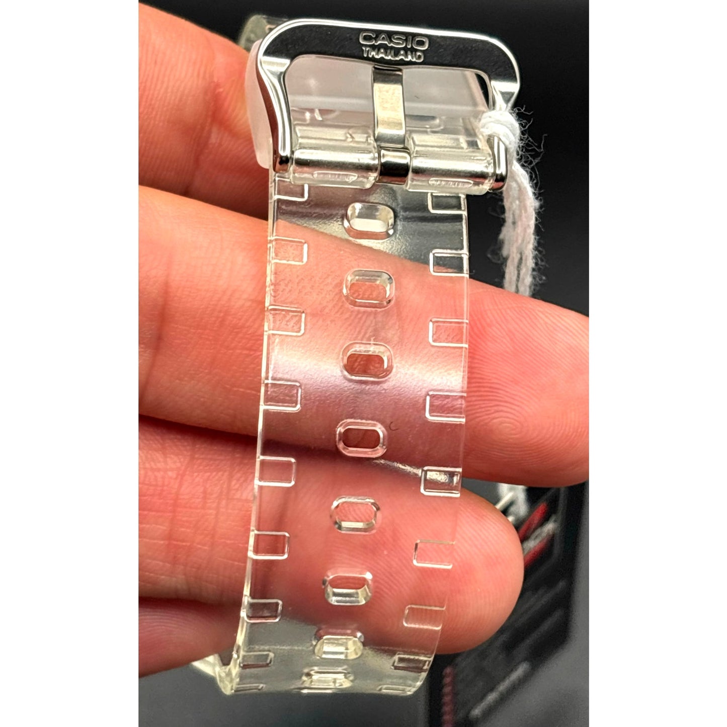 Casio G-Shock GMA-S110SR-7A Women's Rose Gold Clear Analog Digital Watch NIBWT