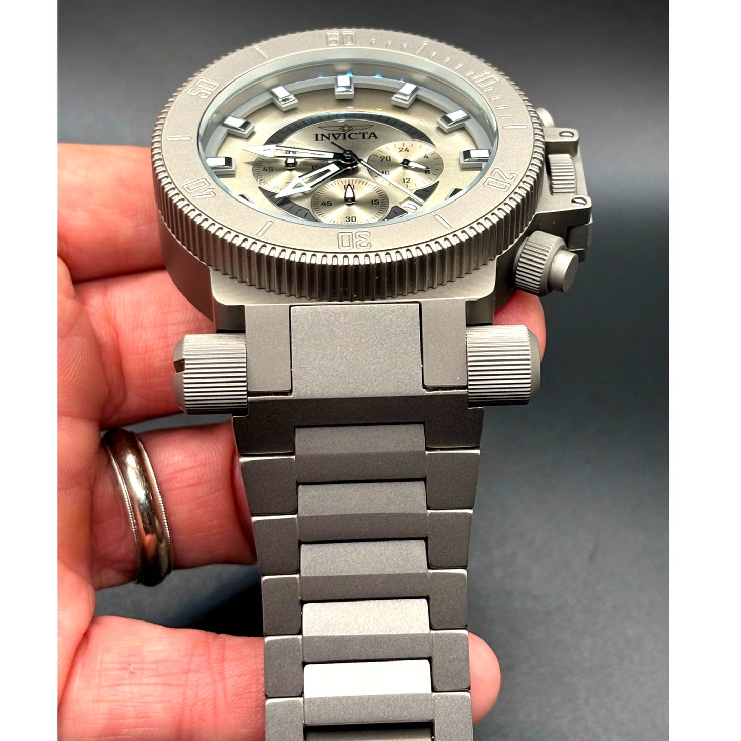 Invicta 46533 Coalition Forces Dominion Titanium Chrono 51mm Men's Watch NIBWT