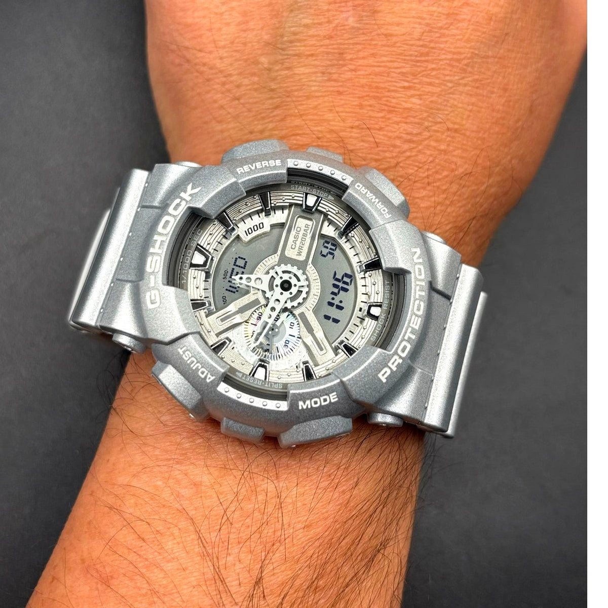 Casio G-Shock GA-110BC-8A Silver Men's Analog Digital Watch