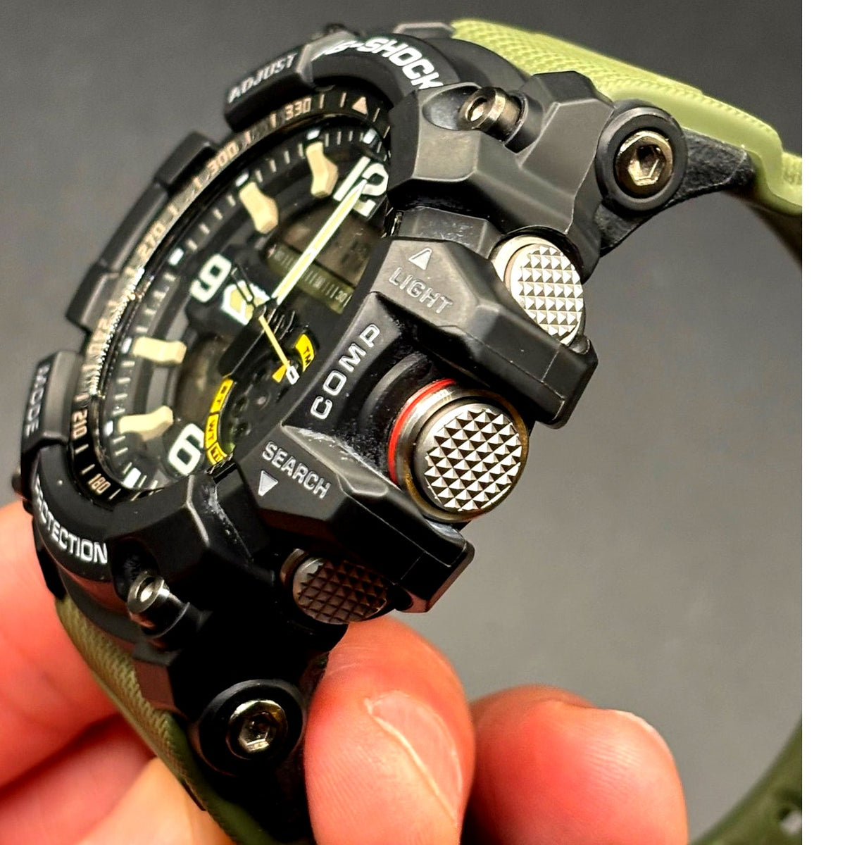 Casio G-Shock Mudmaster GG-1000-1A3 Twin Sensor Green Men’s Watch 200M