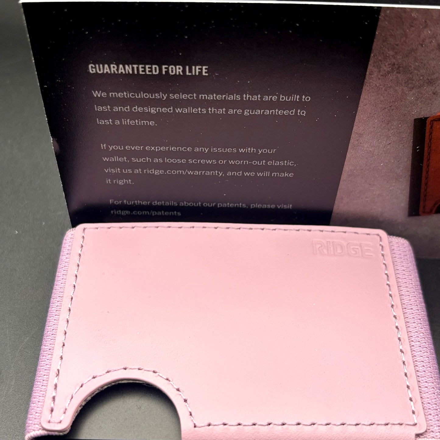 Ridge Biflex Leather Wallet RFID Blocking Slim Minimalist Card Holder NIBWT