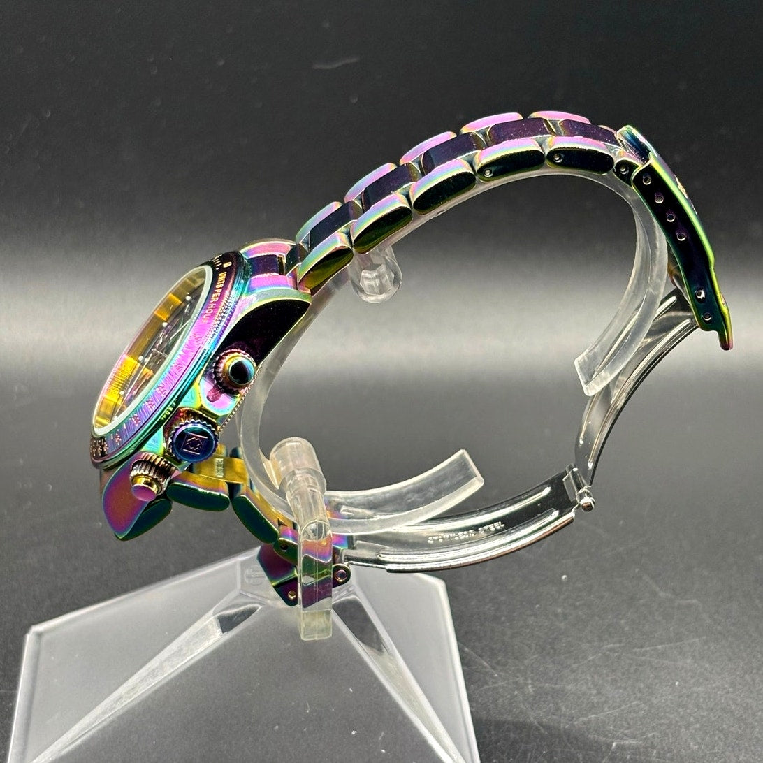 Invicta Speedway 23941 Rainbow MOP Chronograph 40mm Unisex Watch NIB
