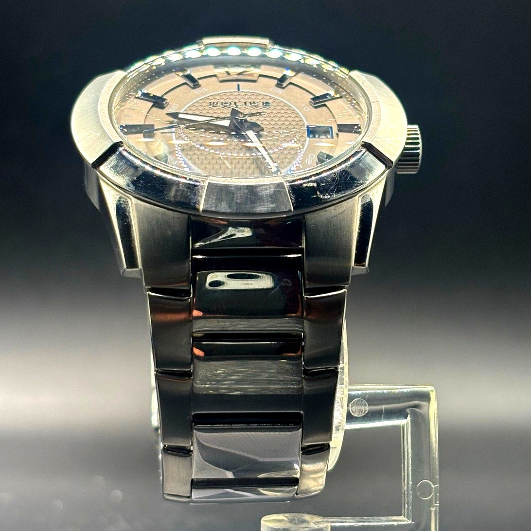Police Sincere 12547J Silver Men's Watch 44mm