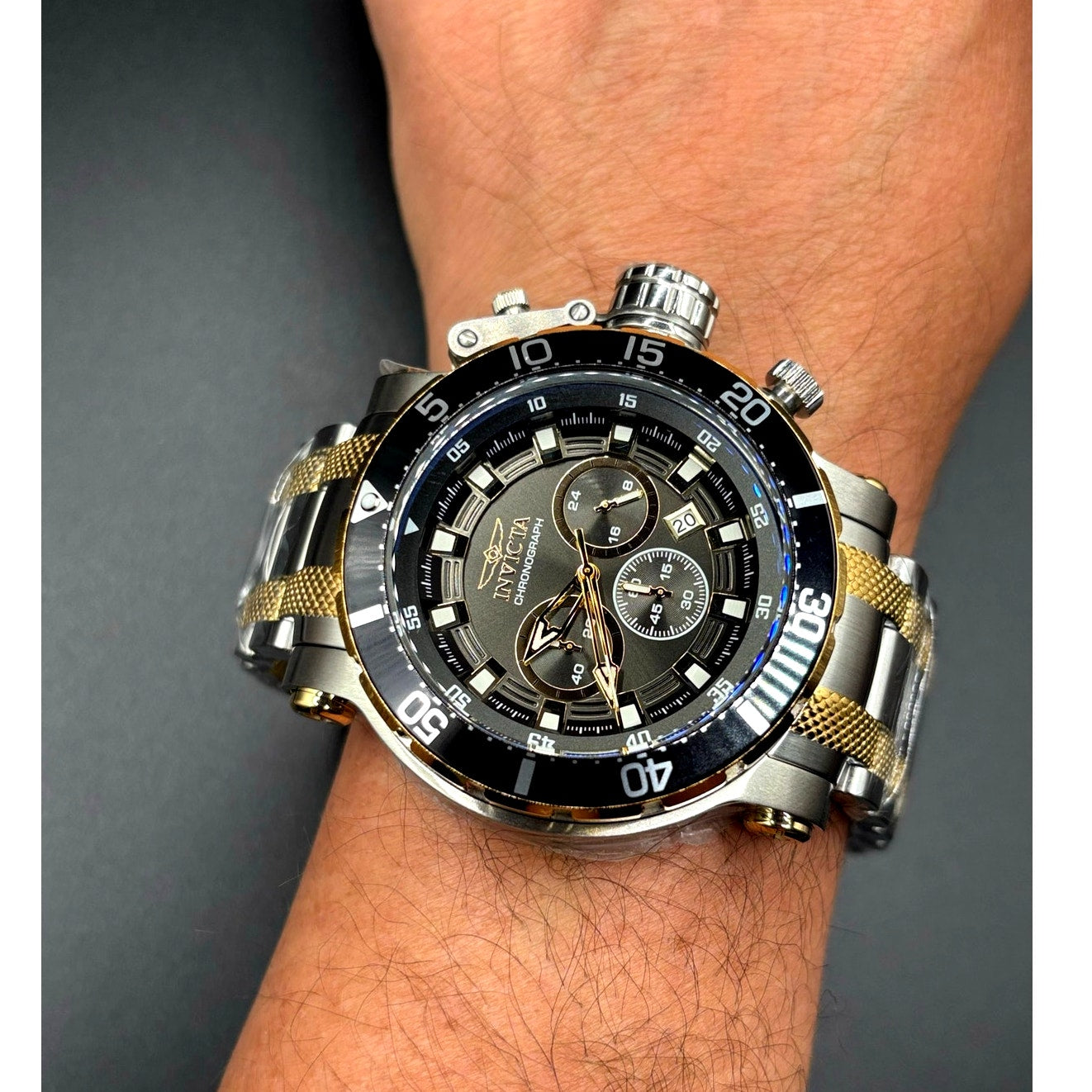 Invicta Coalition Forces Night Hawk 32712 52mm Chronograph Men’s Watch NIBWT