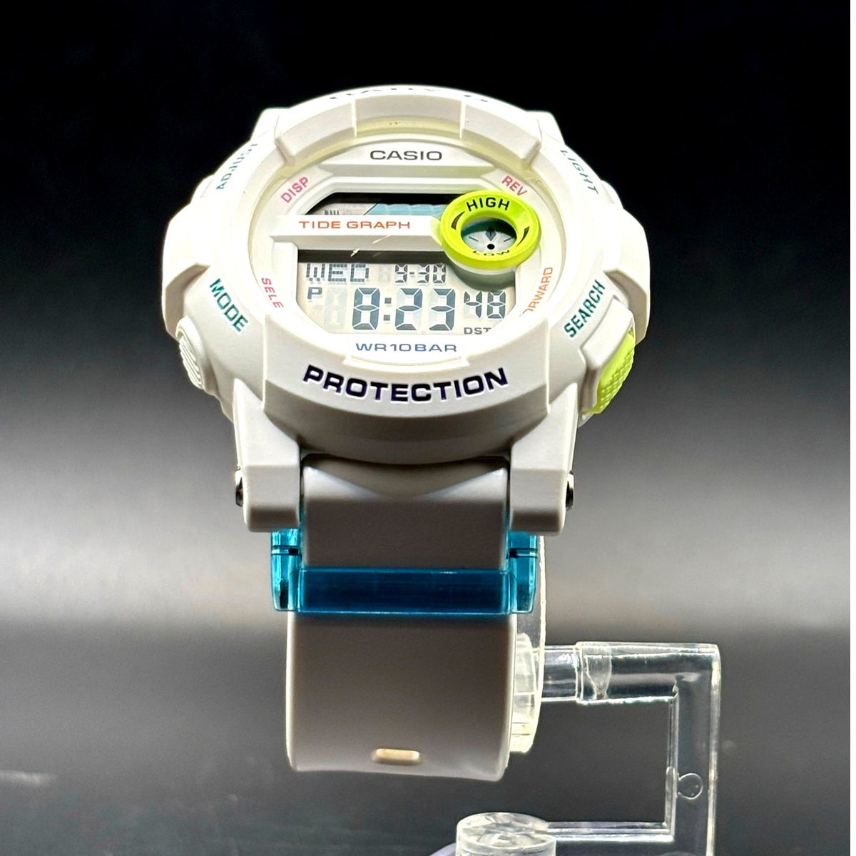 Casio Baby-G G-Lide BGD-180FB-7 White Tide Graph Digital Watch 100M