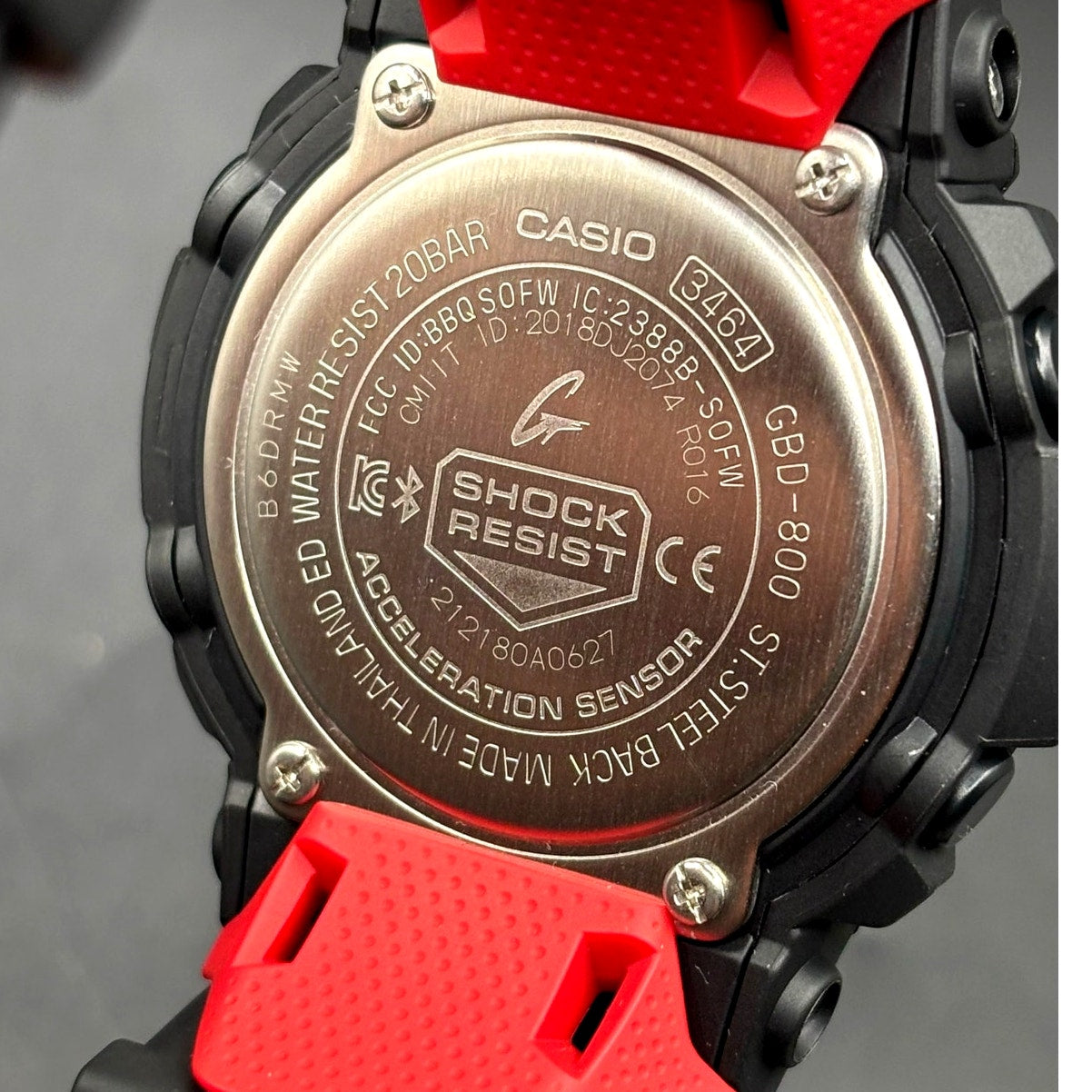 Casio G-Shock Move GBD800-1 Bluetooth Step Tracker Fitness Watch