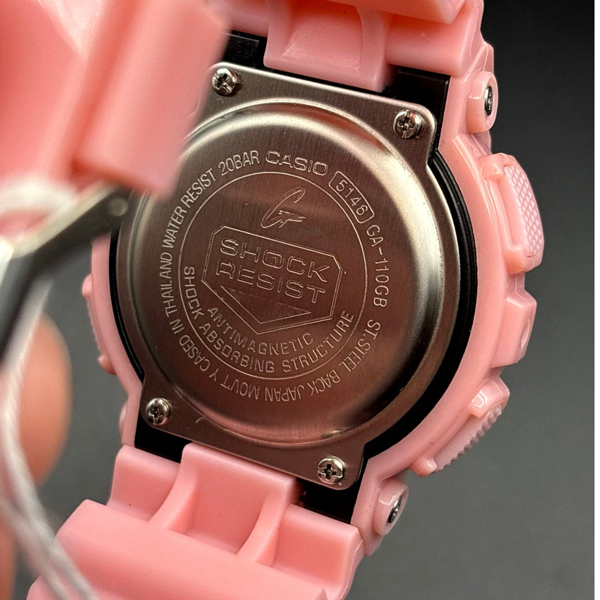 Casio G-Shock GMAS-110MP-4A2 Women’s Pink Analog Digital Watch NIBWT