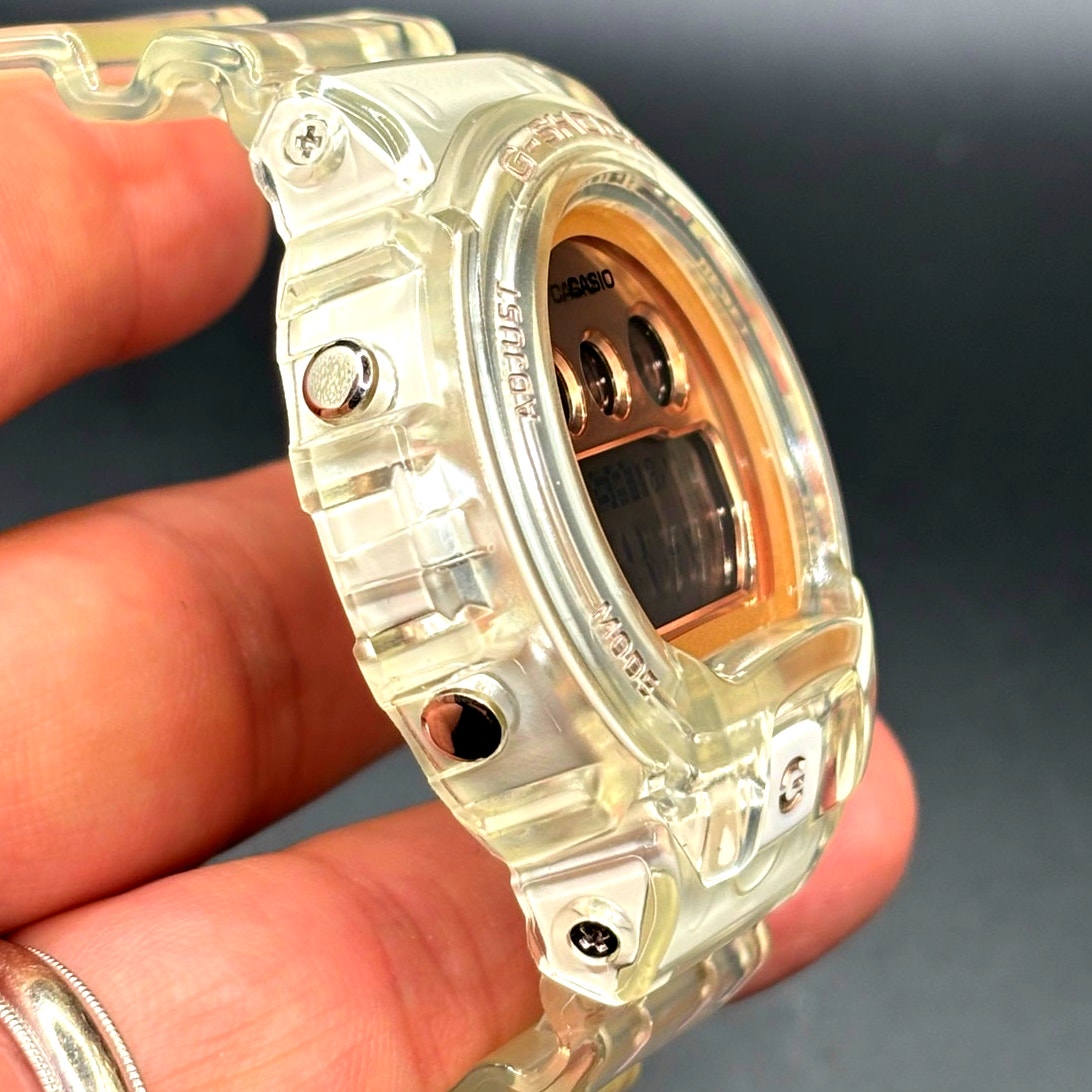 Casio G-Shock GMD-S6900SR-7 S Series Translucent Rose Gold Women’s Watch NIB