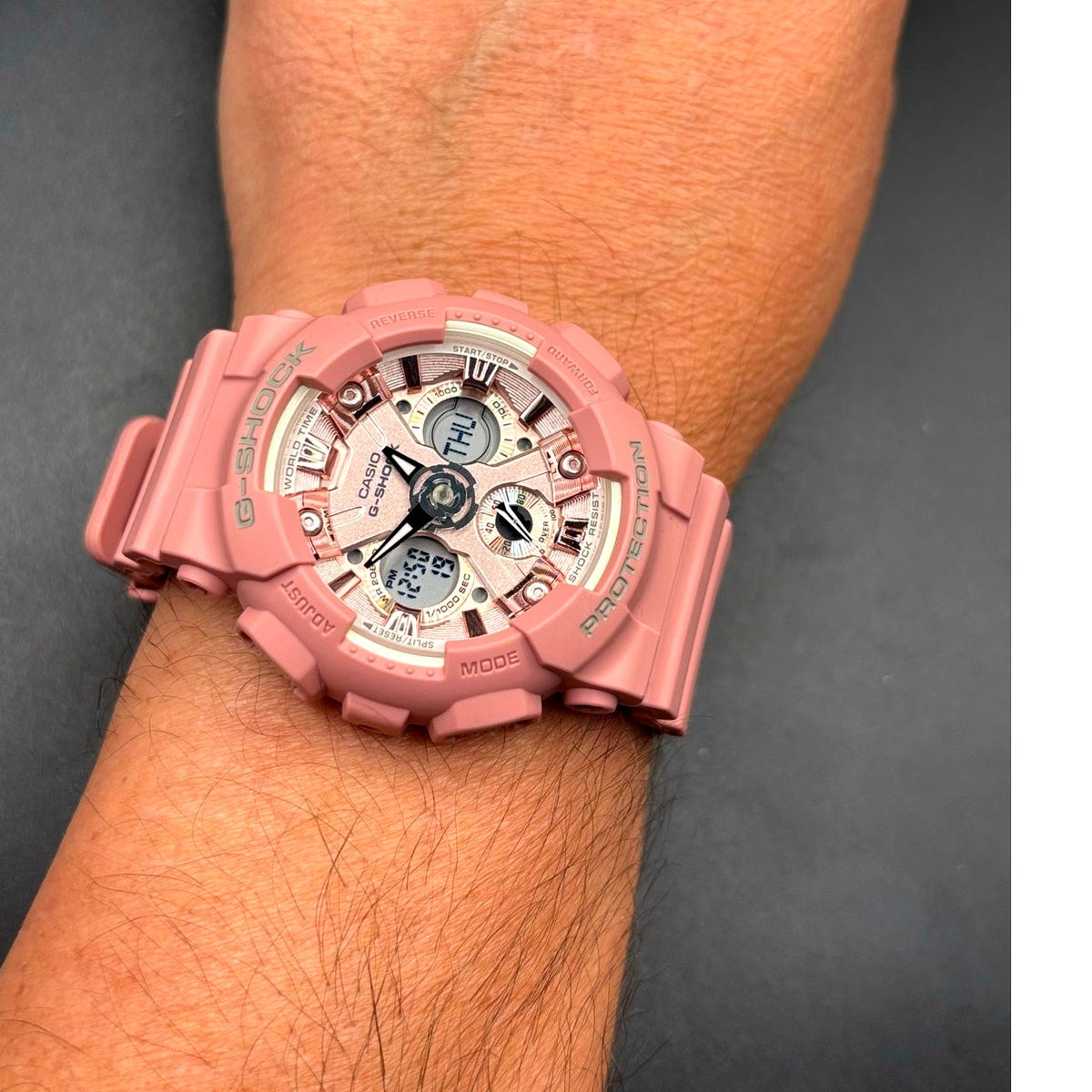 Casio G-Shock GMA-S120DP-4A S-Series Pink Rose Gold Women’s Watch NIB