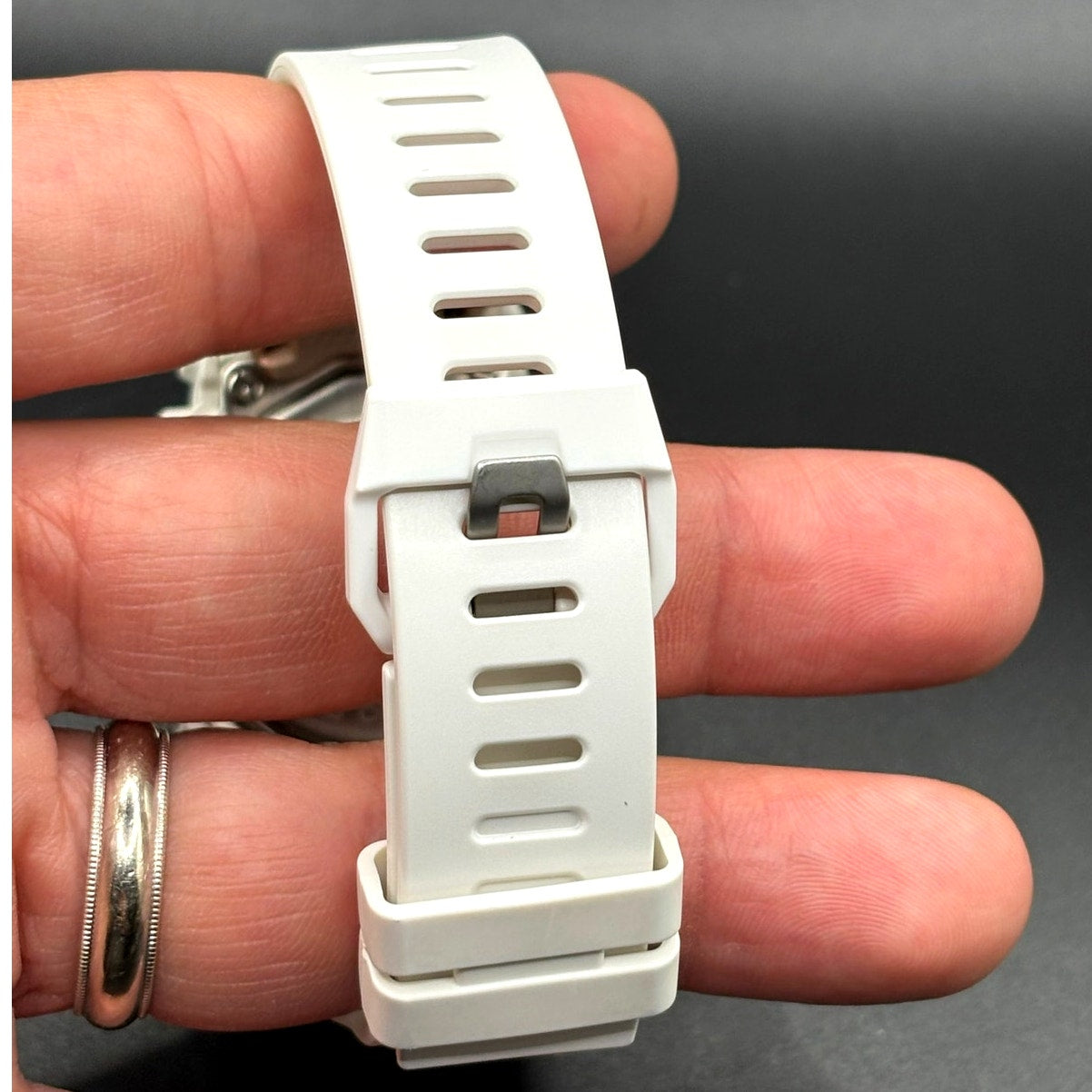 Casio G-Shock GMA-B800-7A Step Tracker Bluetooth White Rose Gold Women's Watch