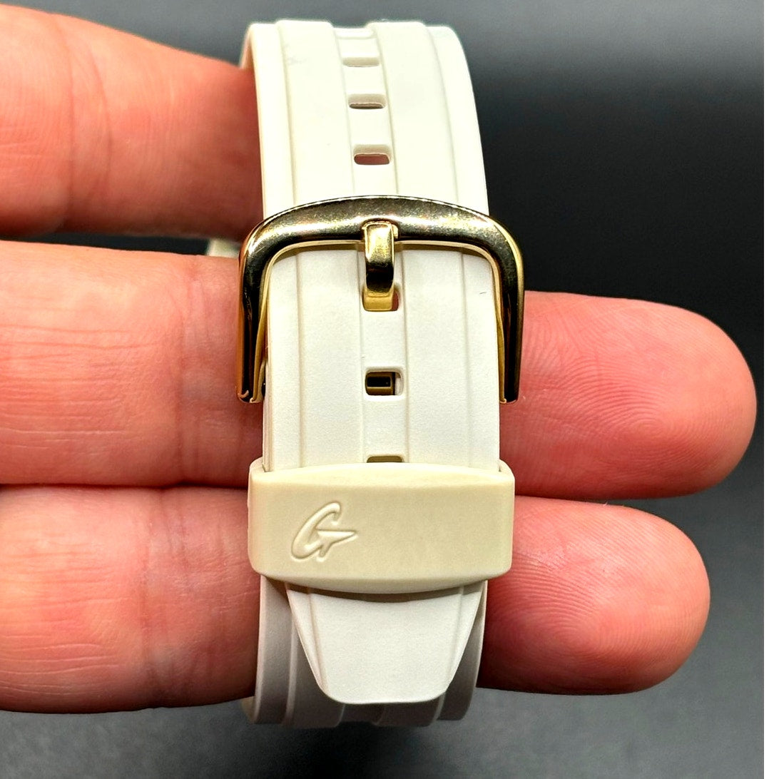 Casio Baby-G BG-70LV-7E LOV-06 Beige Gold Ana-Digi Display Watch Vintage