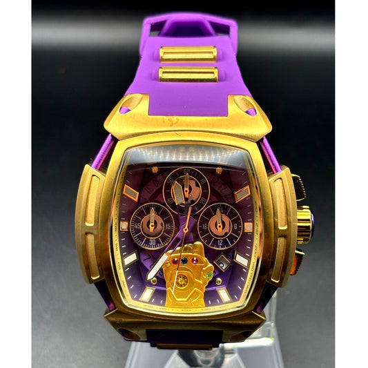 Invicta Marvel Thanos 37390 Limited Edition 53mm Chronograph Watch 225/4000