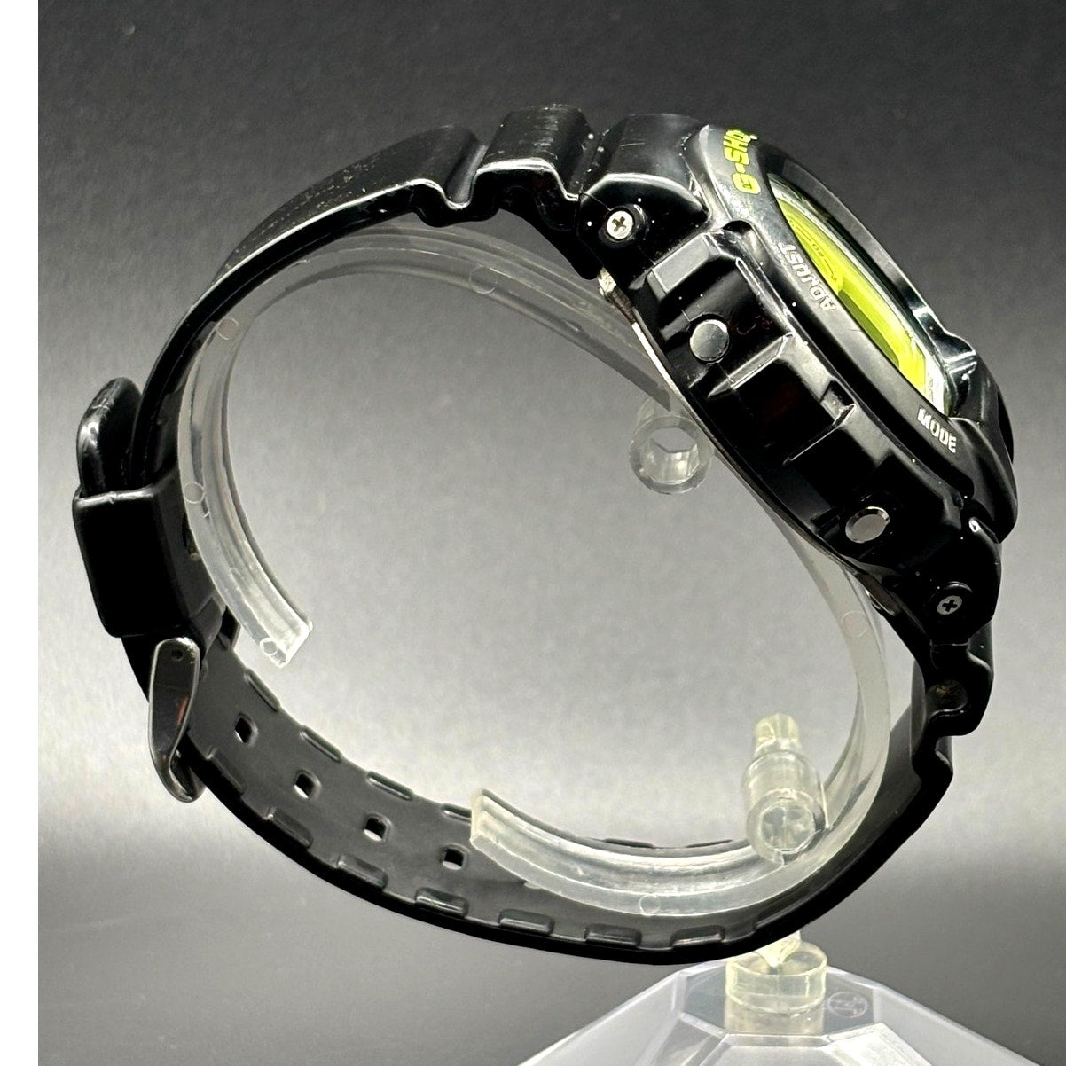 Casio G-Shock DW6900CS-1 Lime Green Glossy Black Digital Men's Watch