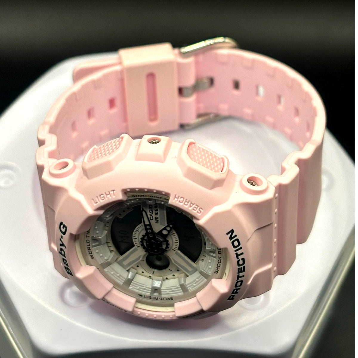Casio Baby-G BA-110BE-4A Beach Color Pink Analog Digital Women’s Watch 100M