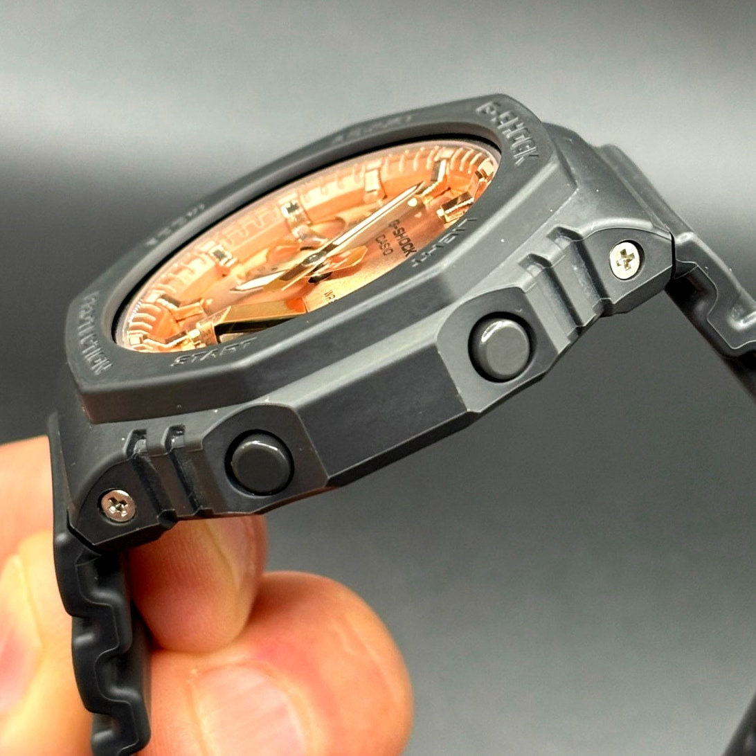 Casio G-Shock GMA-S2100MD-1A Women’s Rose Gold Dial Analog-Digital Watch NIB