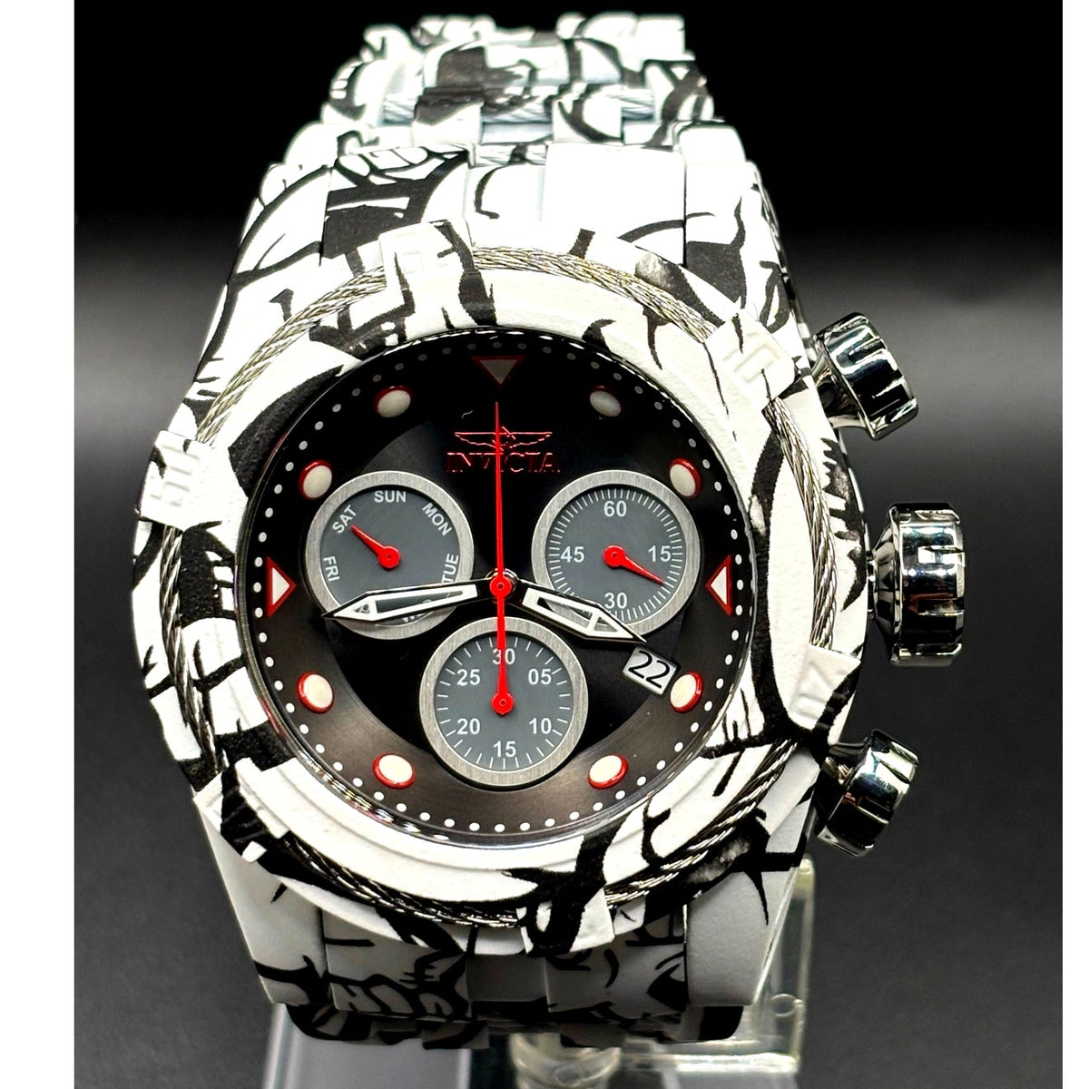 Invicta Bolt Zeus 43859 Chronograph 53mm Aqua Plated Men’s Watch 200M