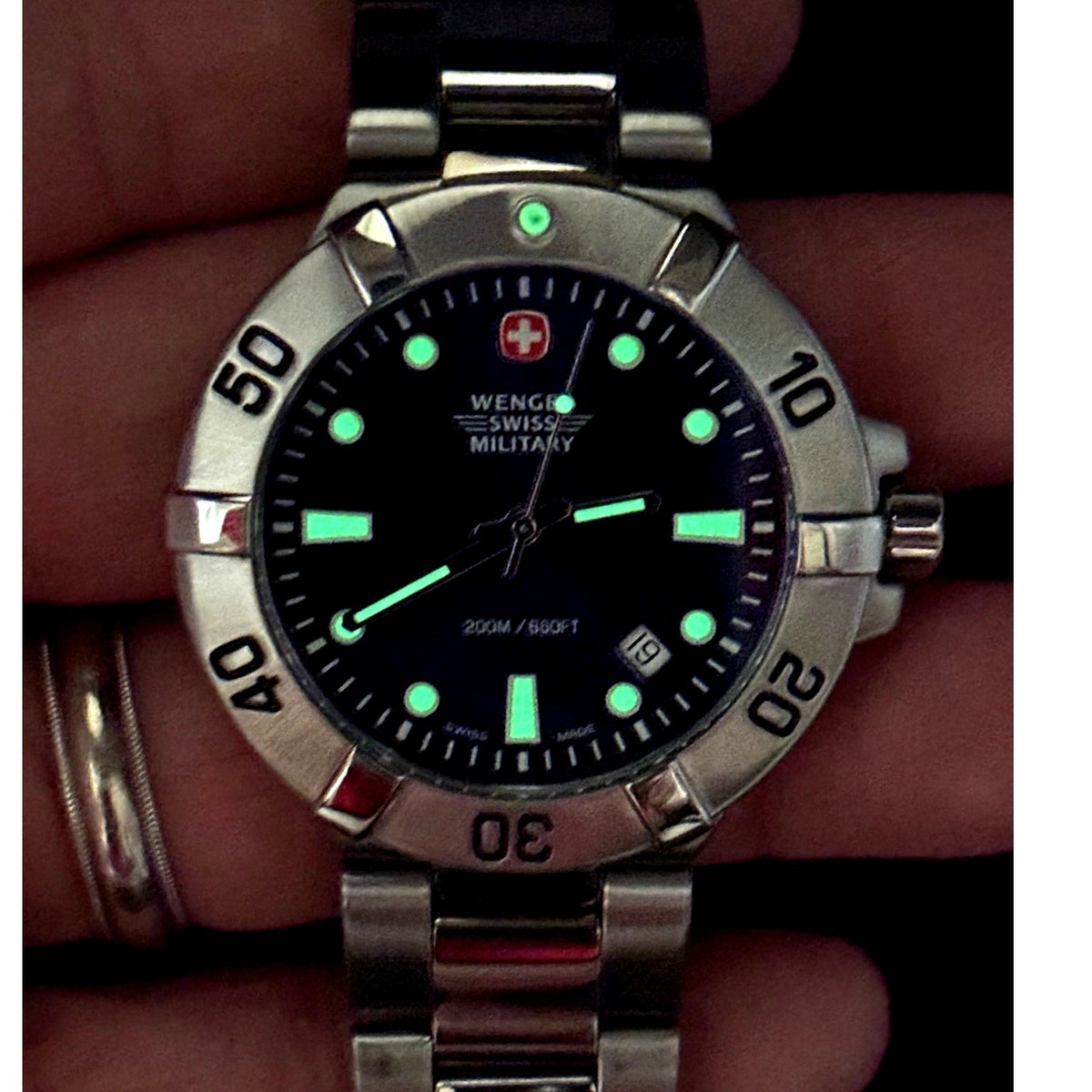 Wenger Swiss Military 79178 SeaForce Blue Dial 41mm Swiss Dive 200M Discontinued