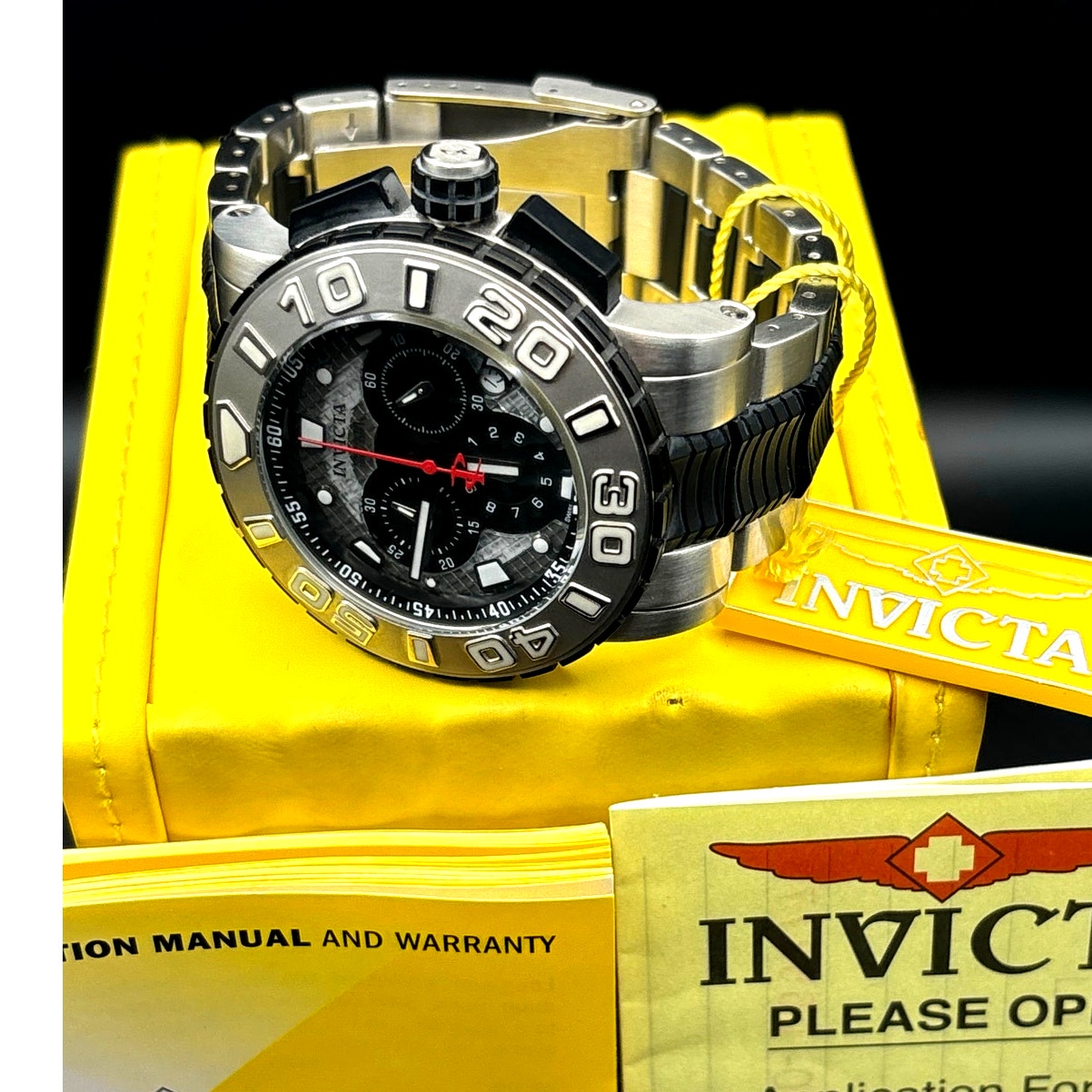 Invicta Reserve Ocean Hawk 6310 Swiss Stainless Steel Chronograph Watch