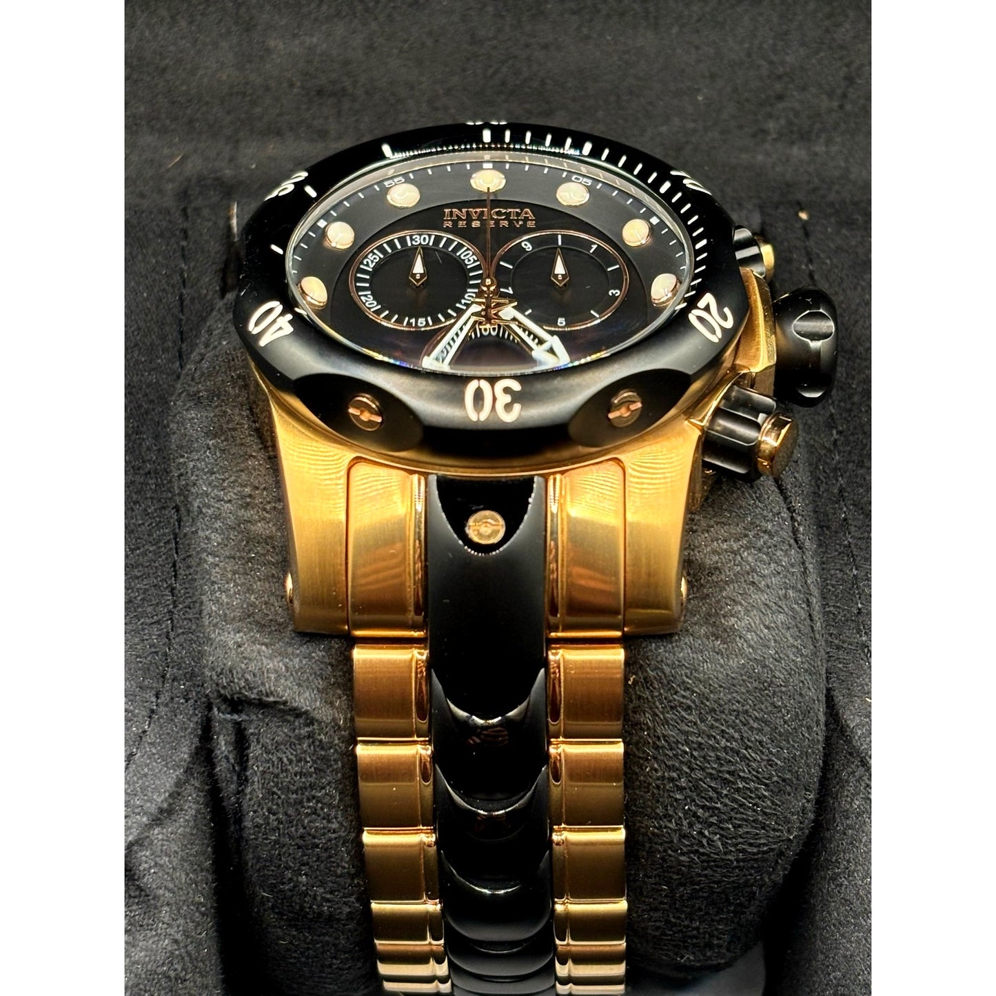 Invicta Reserve Venom 5728 Chronograph Swiss Made 53mm 18K Rose Gold Men’s Watch