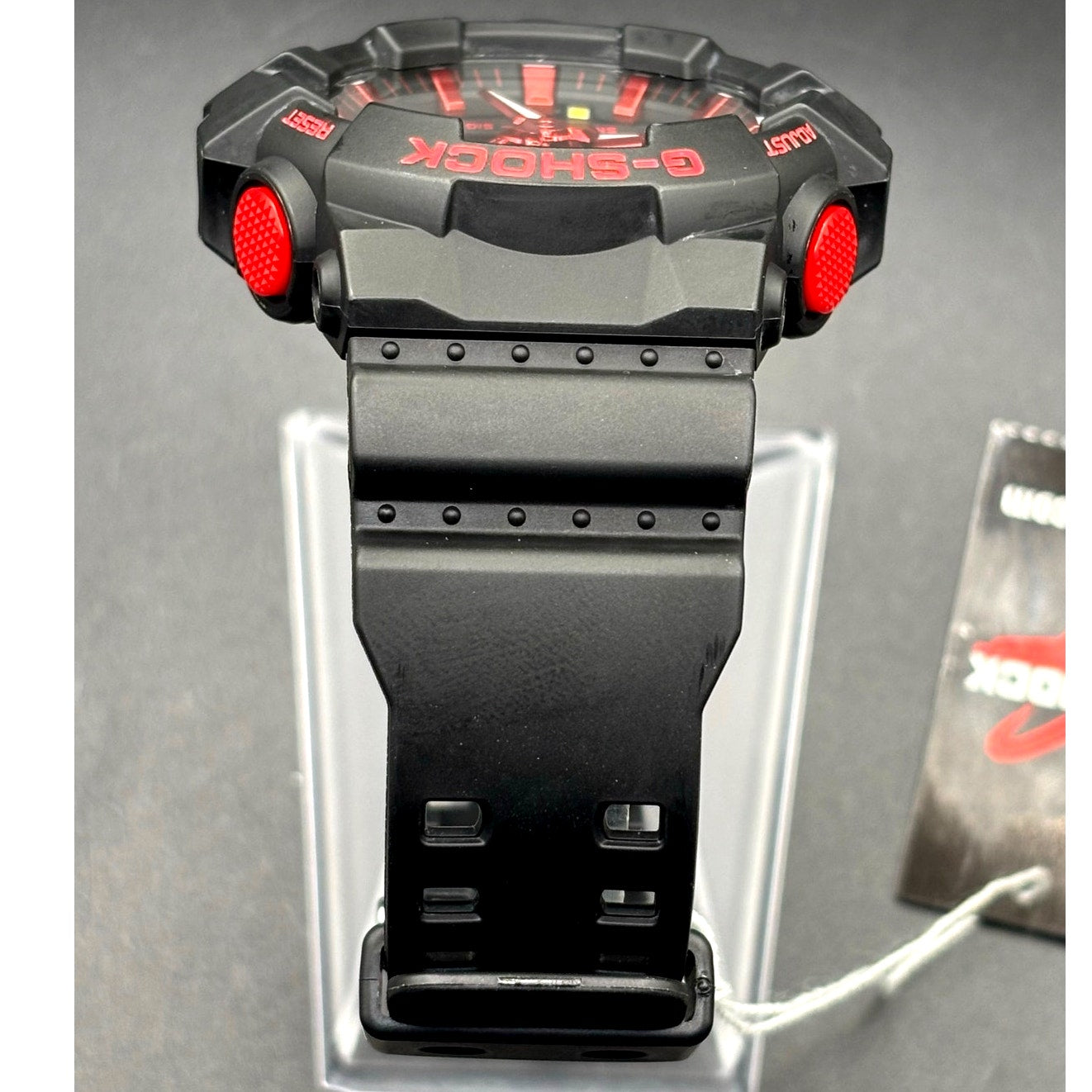 Casio G-Shock GA700BNR-1A Ignite Red Blackout 200M Men's Watch NWT