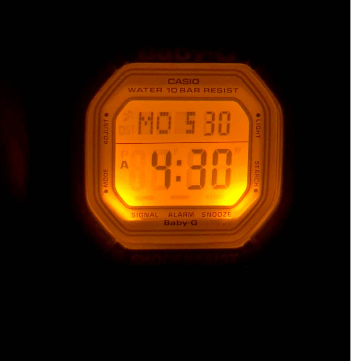 Casio Baby-G BG-5602-9 Lemon Drop Yellow Digital Women’s Watch