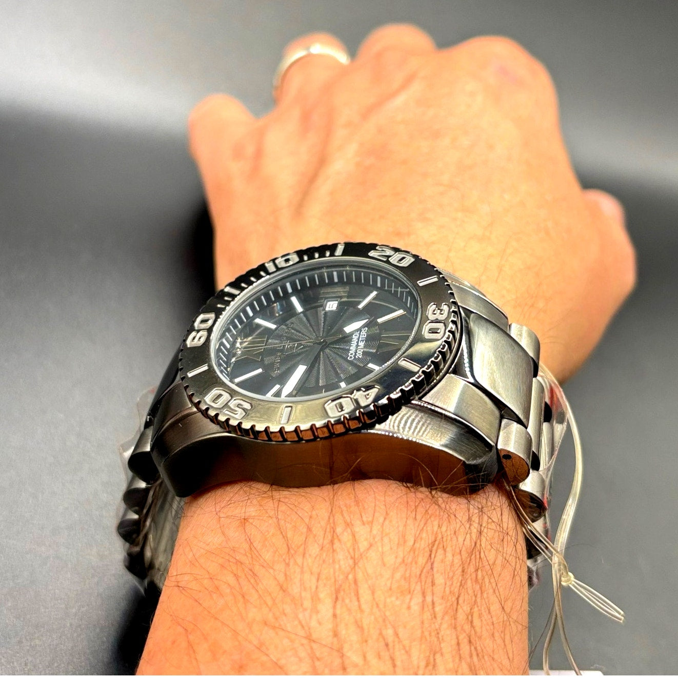Swiss Legend Commander SL-10059-GM-104 Black Dive Ion Plated Men's Watch NIBWT