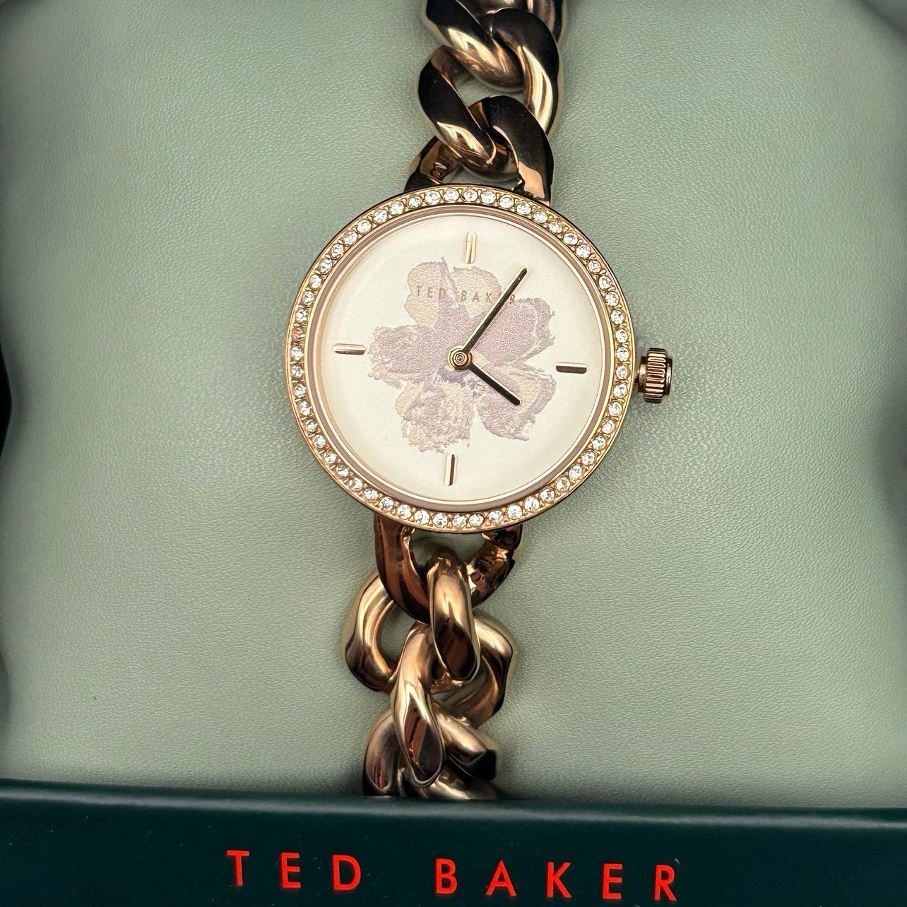Ted Baker Maiisie BKPMSS2049I Womens 28mm Rose Gold Stainless Quartz NIBWT
