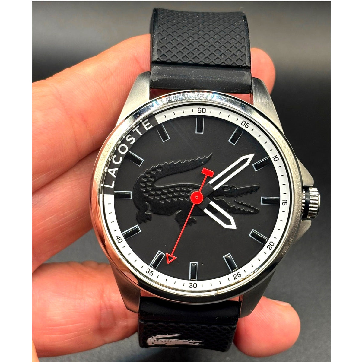Lacoste Capbreton 2010840 Black Dial Quartz Men’s Watch 50M Unisex