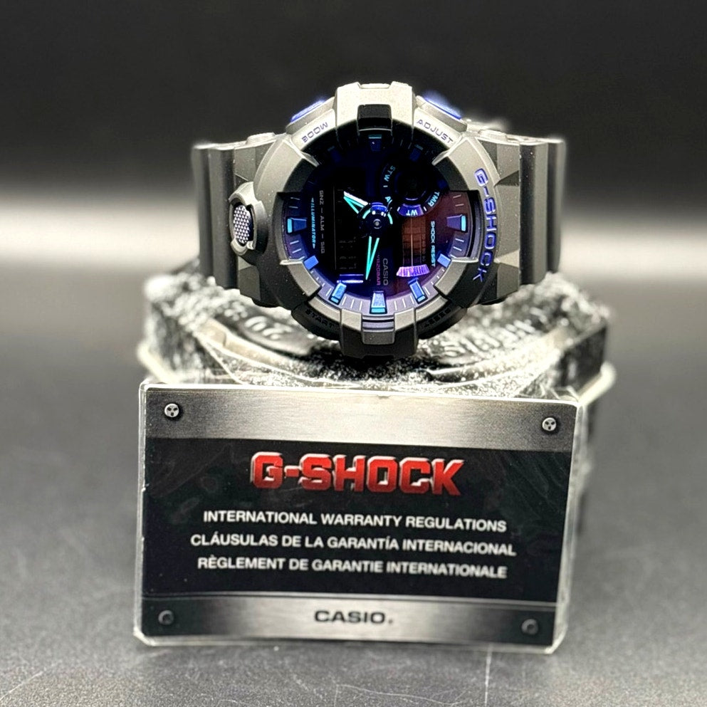Casio G-Shock GA700VB-1A Virtual Blue Analog Digital Men’s Watch