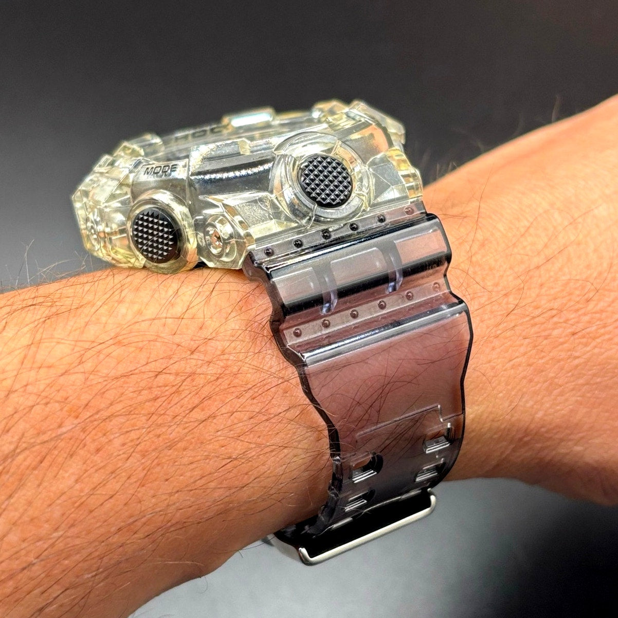 Casio G-Shock GA-700SK-1A Clear Skeleton Series Transparent Resin Watch NIB