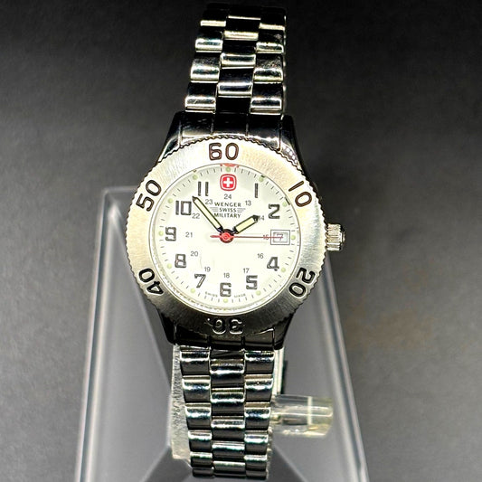 Wenger Swiss Military 72969L Swiss Made Quartz 28mm 100M Stainless Steel Watch