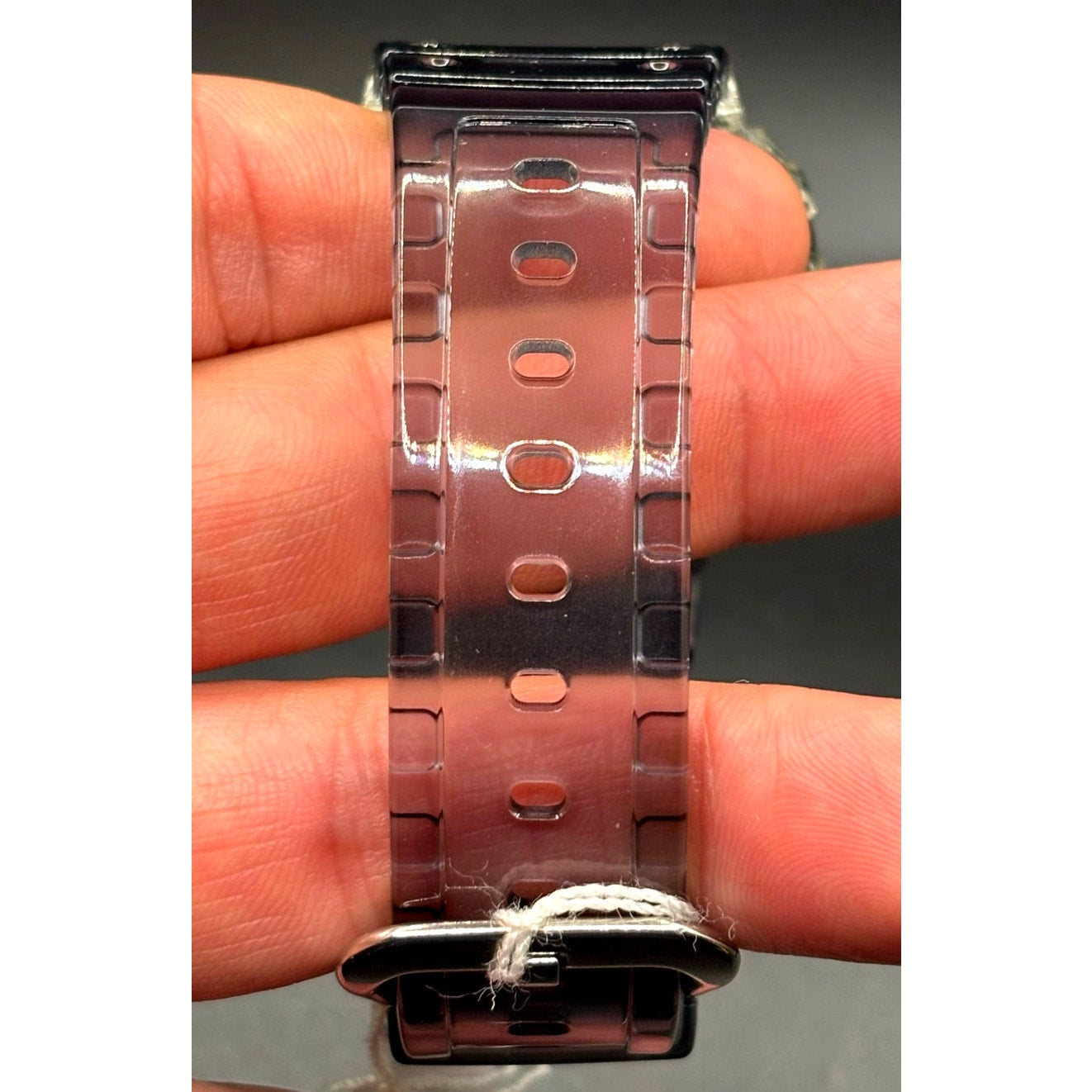 Casio G-Shock DW5600SK-1 Skeleton Clear Resin Digital Unisex Retro Watch NIBWT