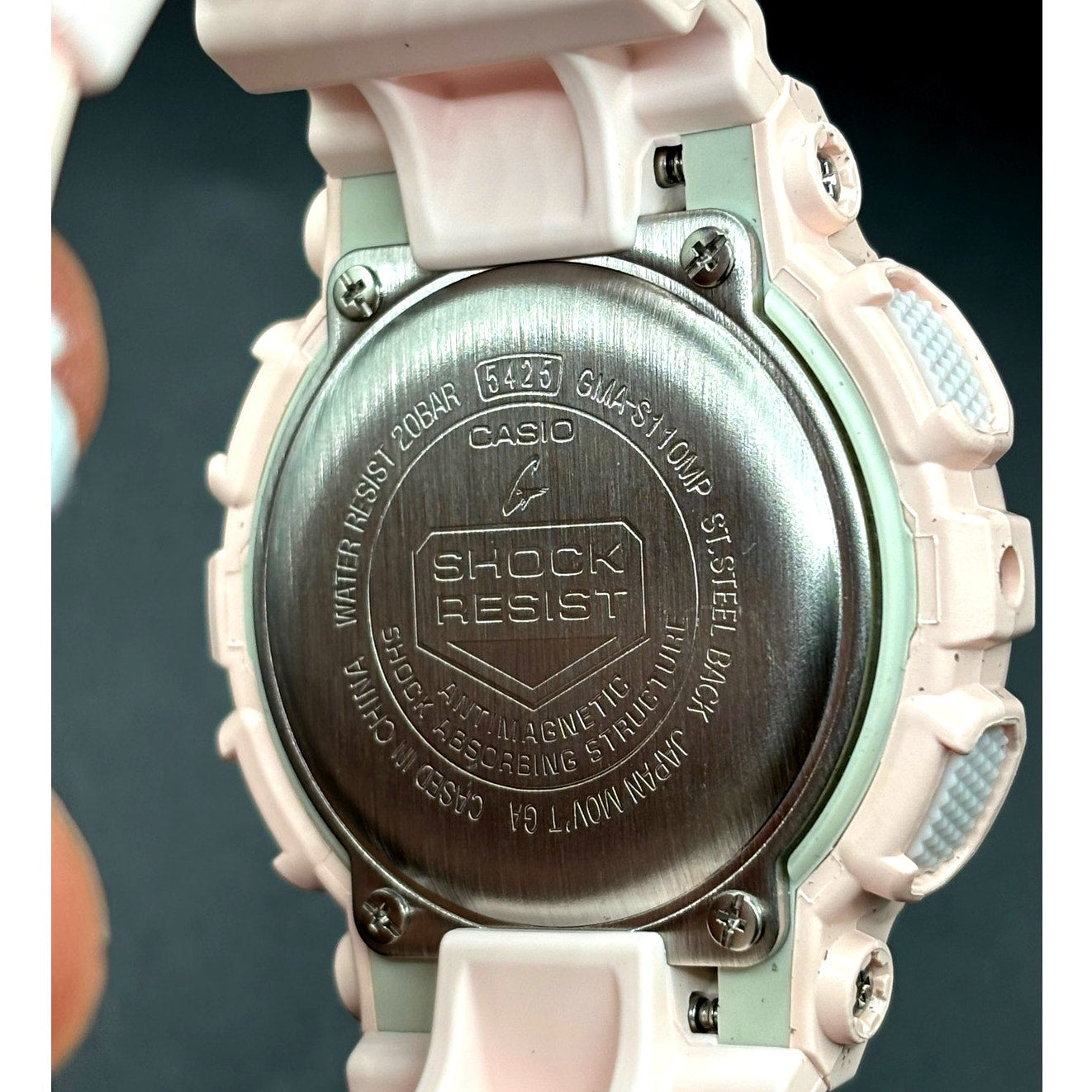Casio G-Shock GMA-S110MP-4A1 Pink Analog Digital Women’s Watch NIBWT